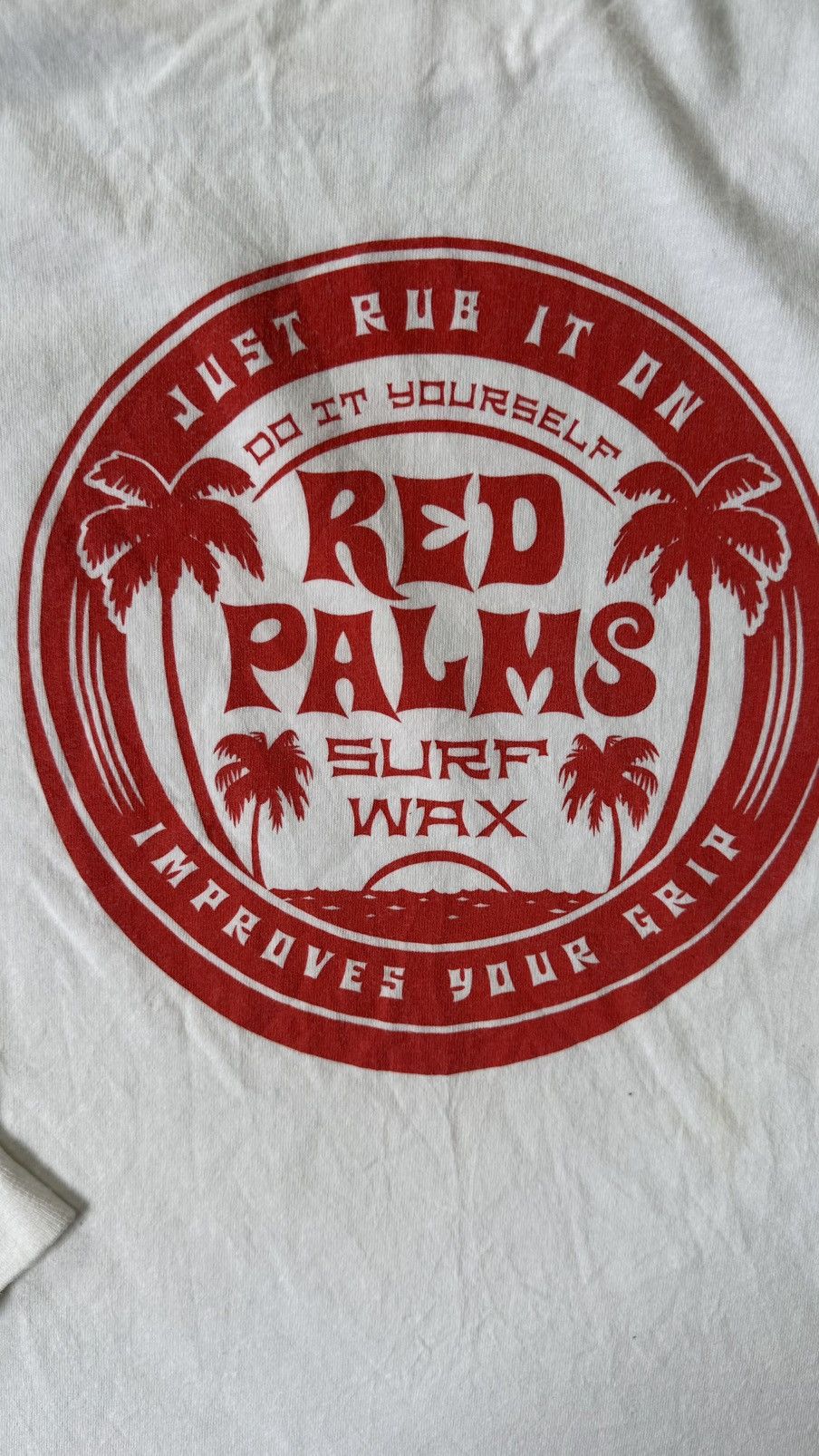 Vintage RED PALMS SURF WAX LS TEE Size US S / EU 44-46 / 1 - 7 Thumbnail