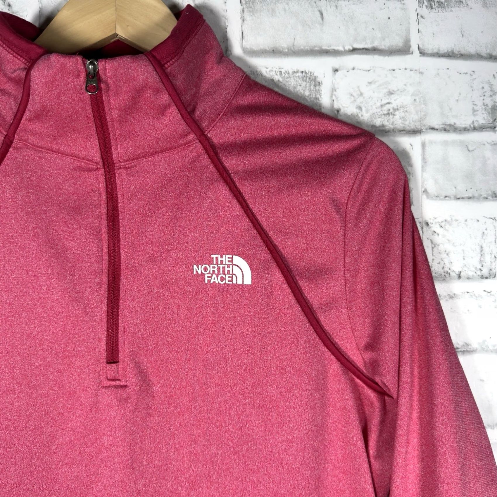 The North Face The North Face Jacket Pink Half Zip Pullover Womens XL Size XL / US 12-14 / IT 48-50 - 2 Thumbnail