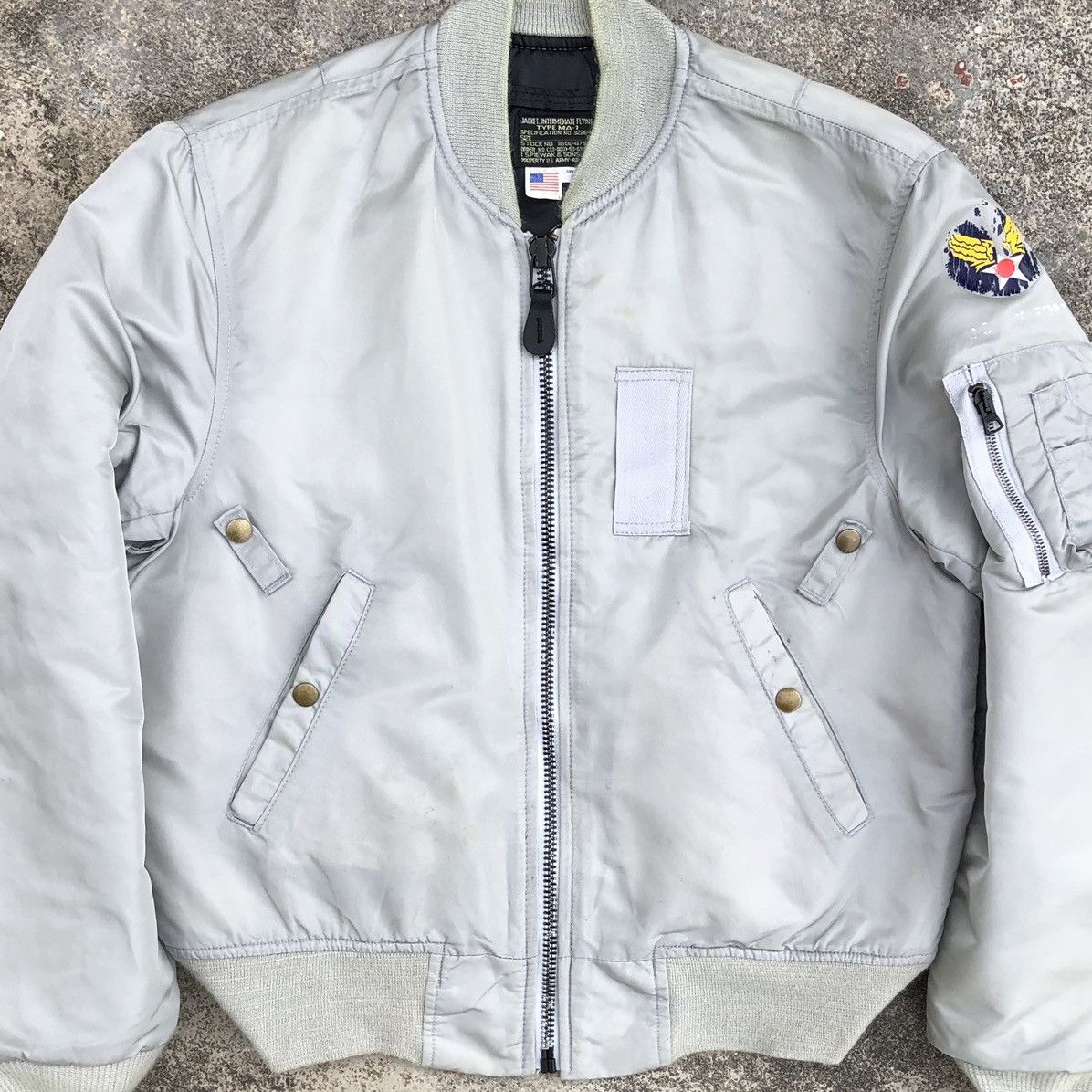 I. Spiewak And Sons Vintage l.Spiewak & Sons Intermediate Ma-1 Bomber Jacket 🇺🇸 Size US M / EU 48-50 / 2 - 3 Thumbnail