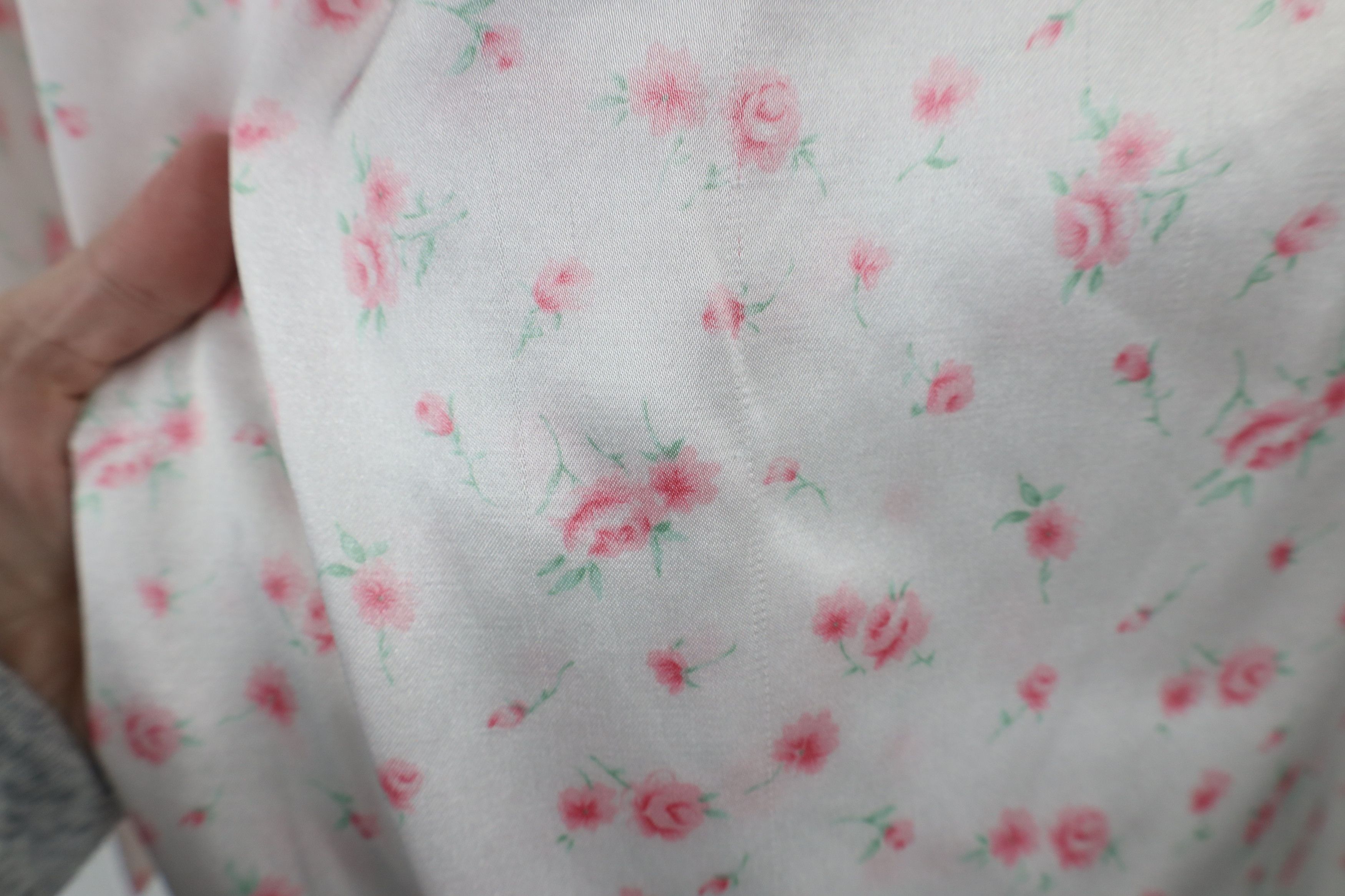 Vintage Vintage 90s Miss Elaine Lace Flower Night Gown Sleep Size M / US 6-8 / IT 42-44 - 5 Thumbnail
