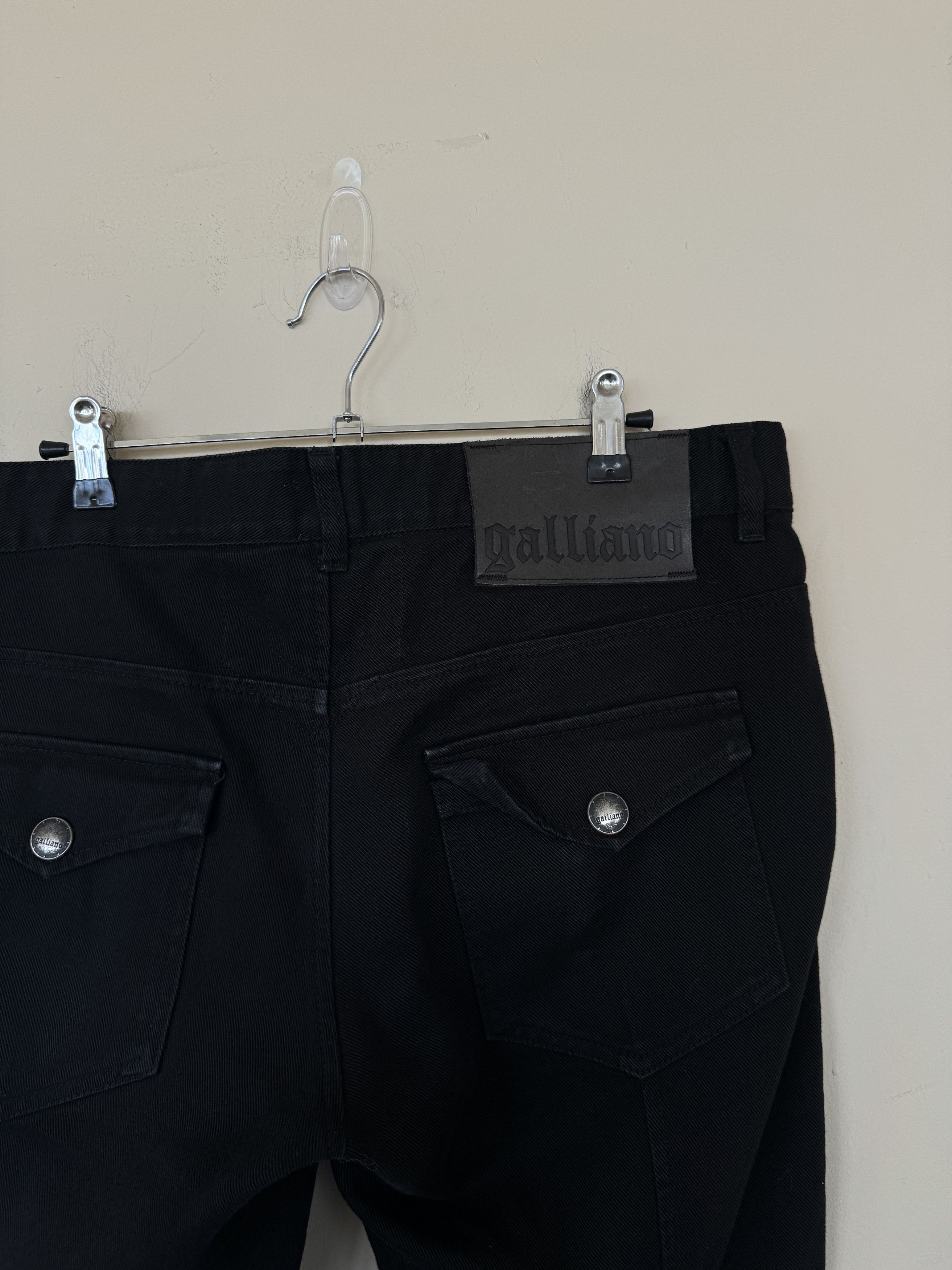 John Galliano Galliano pants x biker jeans Size US 34 / EU 50 - 8 Thumbnail
