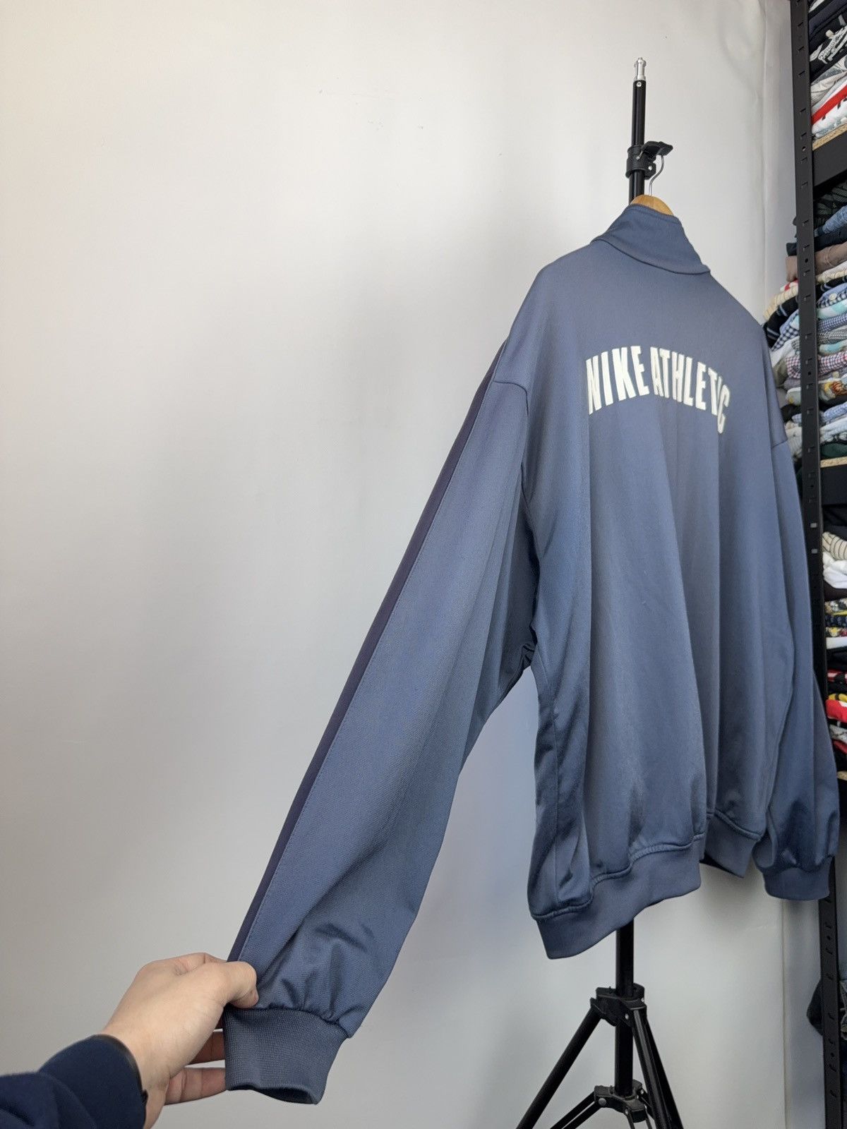 Nike × Vintage Vintage 90s Nike Zip hoodie travis scott style rare retro Size US L / EU 52-54 / 3 - 9 Thumbnail