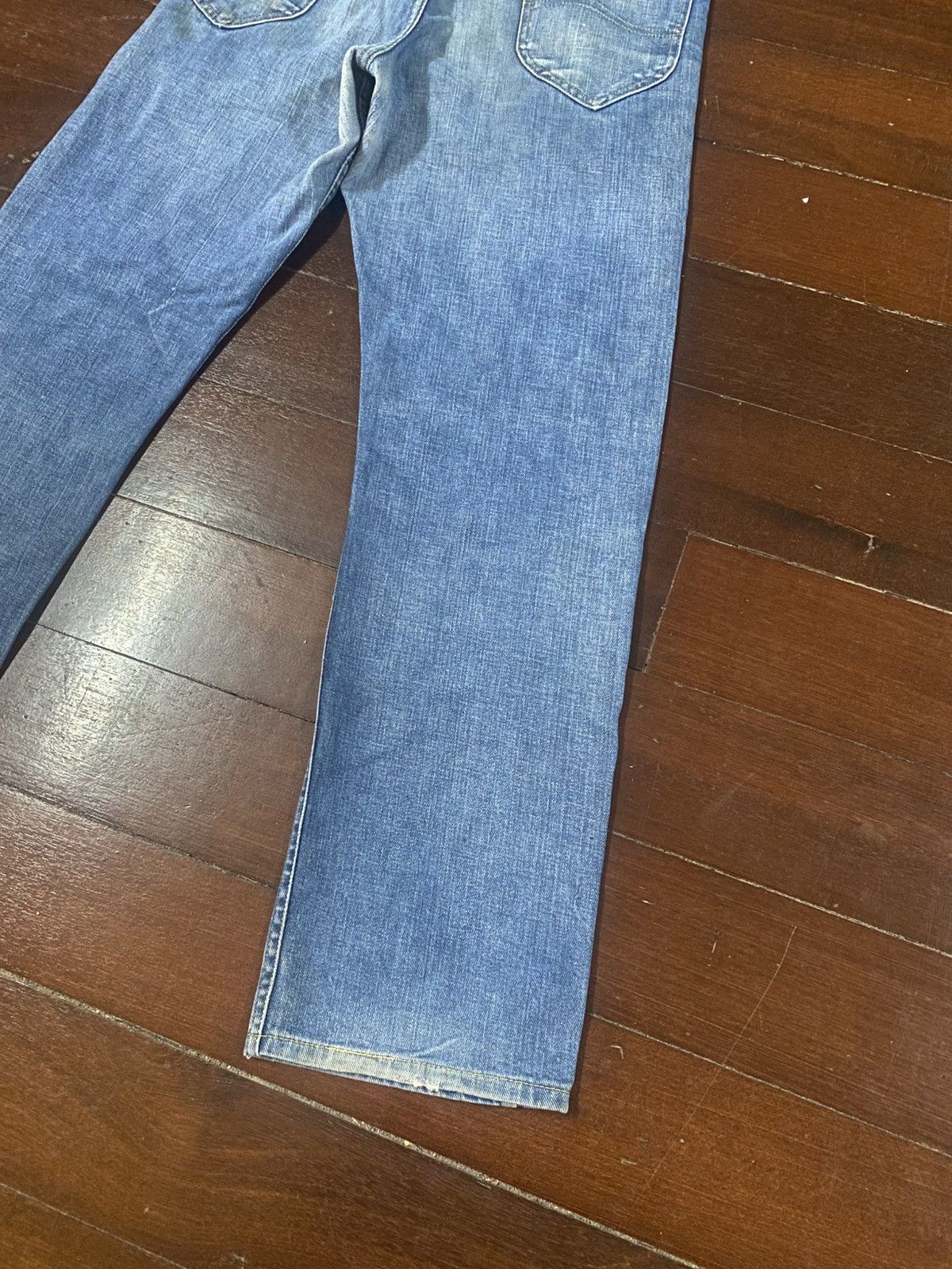 Lee Vintage 60s 70s talon 42 LEE mud wash dirty wash flare Jean Size US 34 / EU 50 - 12 Thumbnail