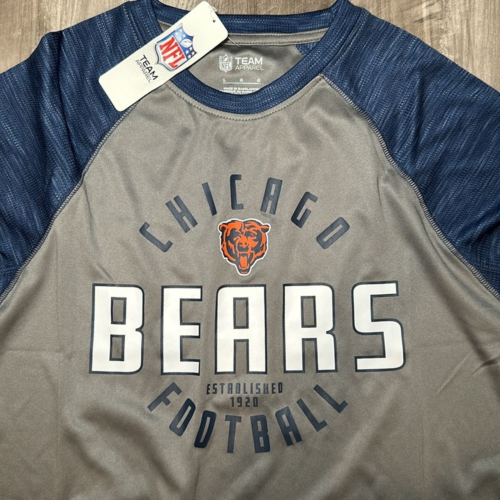 NFL Chicago Bears NFL Team Apparel Long Sleeve Tee - Large Size US L / EU 52-54 / 3 - 5 Thumbnail