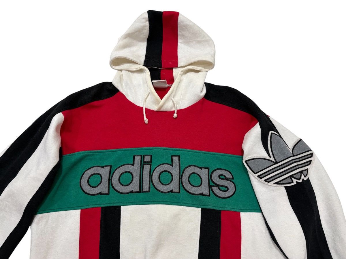 Adidas 🔥Rare Vintage 90s Adidas Descente Spellout Hoodie Big Logo Size US M / EU 48-50 / 2 - 7 Thumbnail