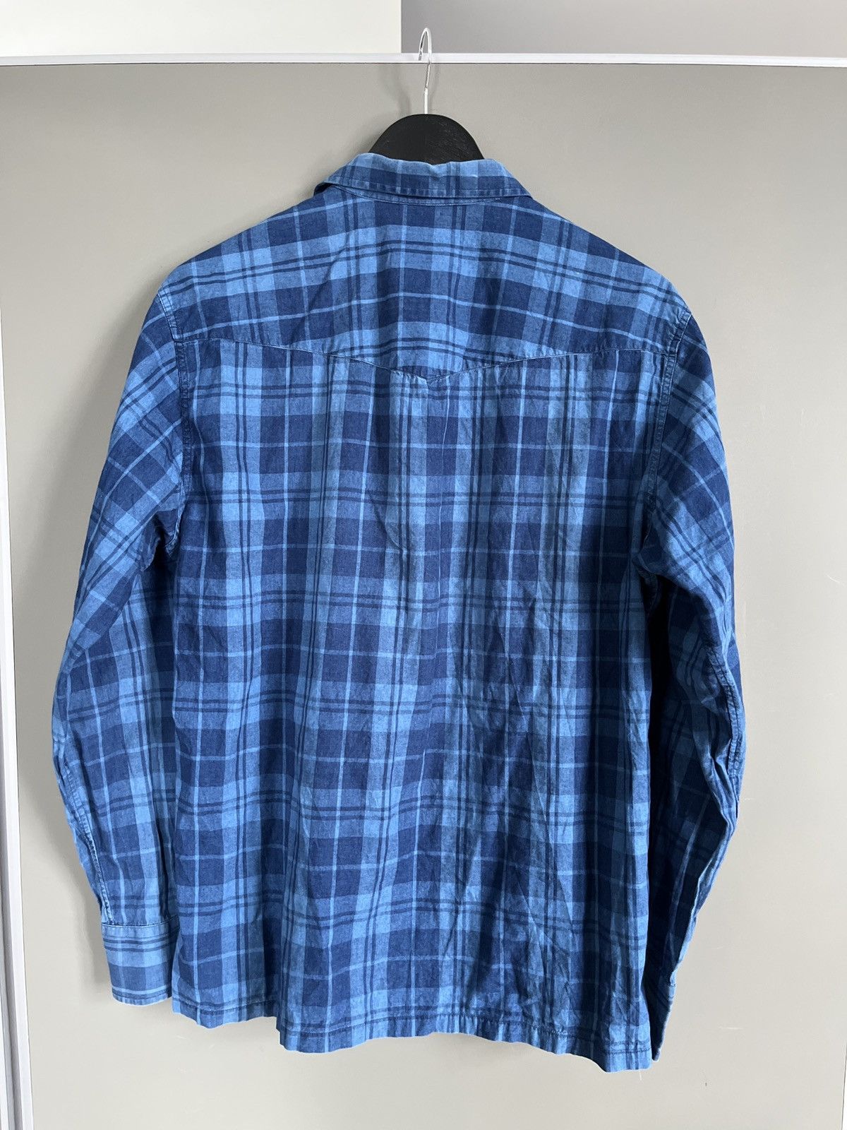 Officine Generale Officine Generale Blue Check Shirt Size US L / EU 52-54 / 3 - 15 Thumbnail