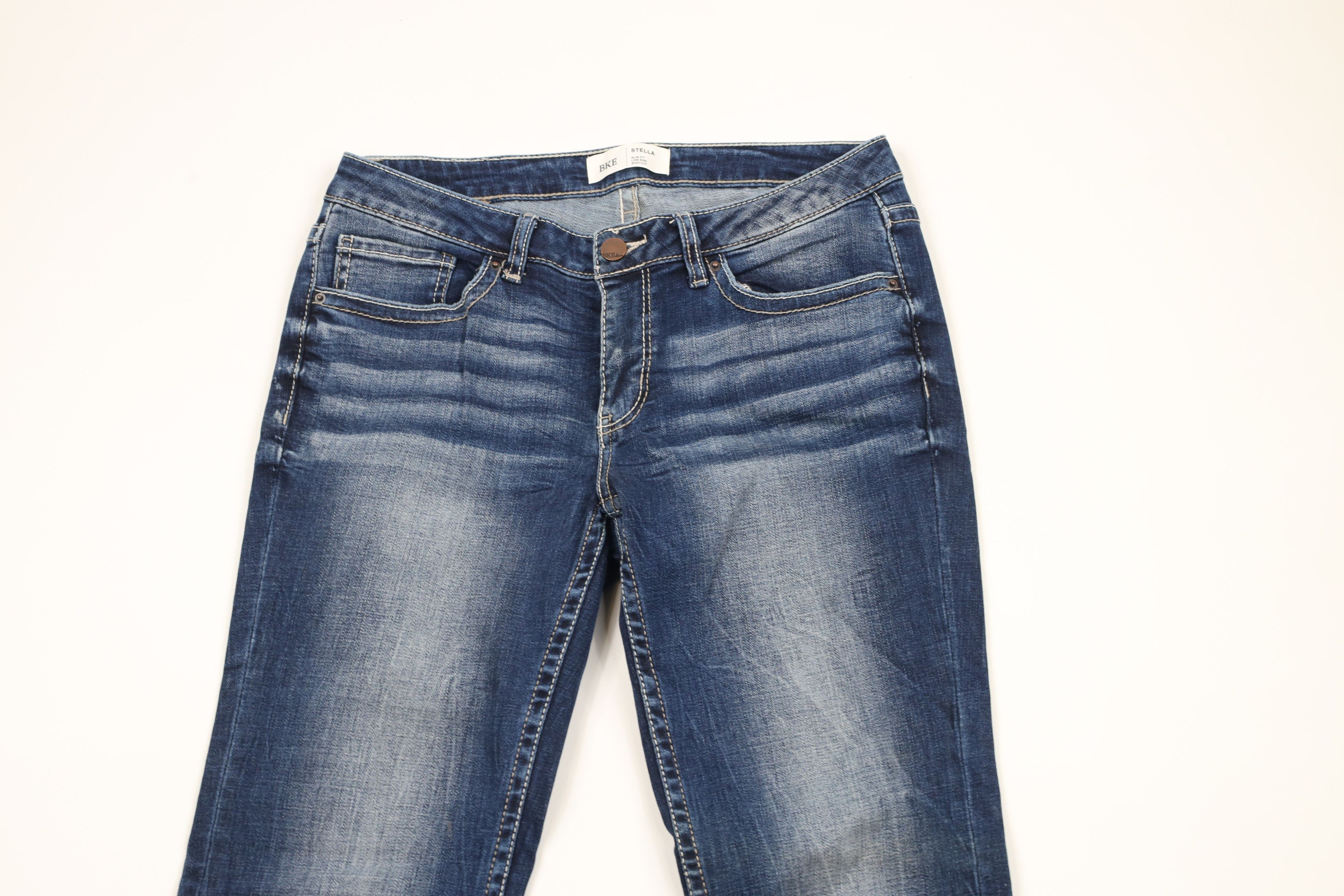 Vintage Buckle BKE Stitch Stretch Stella Low Rise Bootcut Jeans Size 29" - 2 Thumbnail