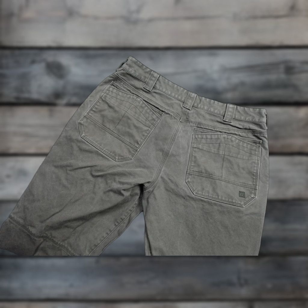 Vintage 5.11 Tactical Taclite Pro Ripstop Pants Mens 38x32 Green Utility Work Reinforced Cargo Pants Mens 38 Green 5.11 Tactical Series TAC-105C Size US 38 / EU 54 - 1 Thumbnail