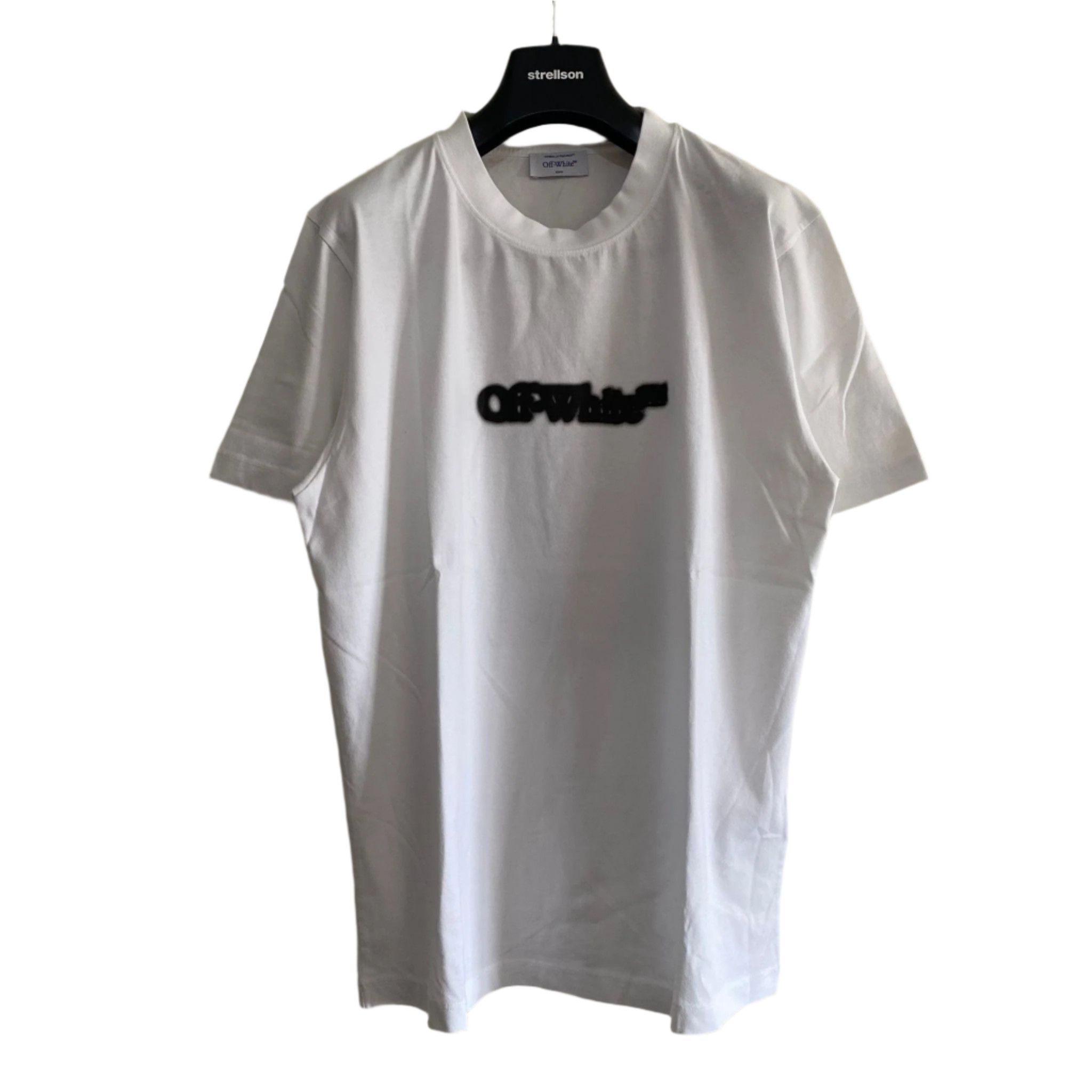 Off-White White Spray Arrows Logo T-Shirt Size US S / EU 44-46 / 1 - 1 Thumbnail