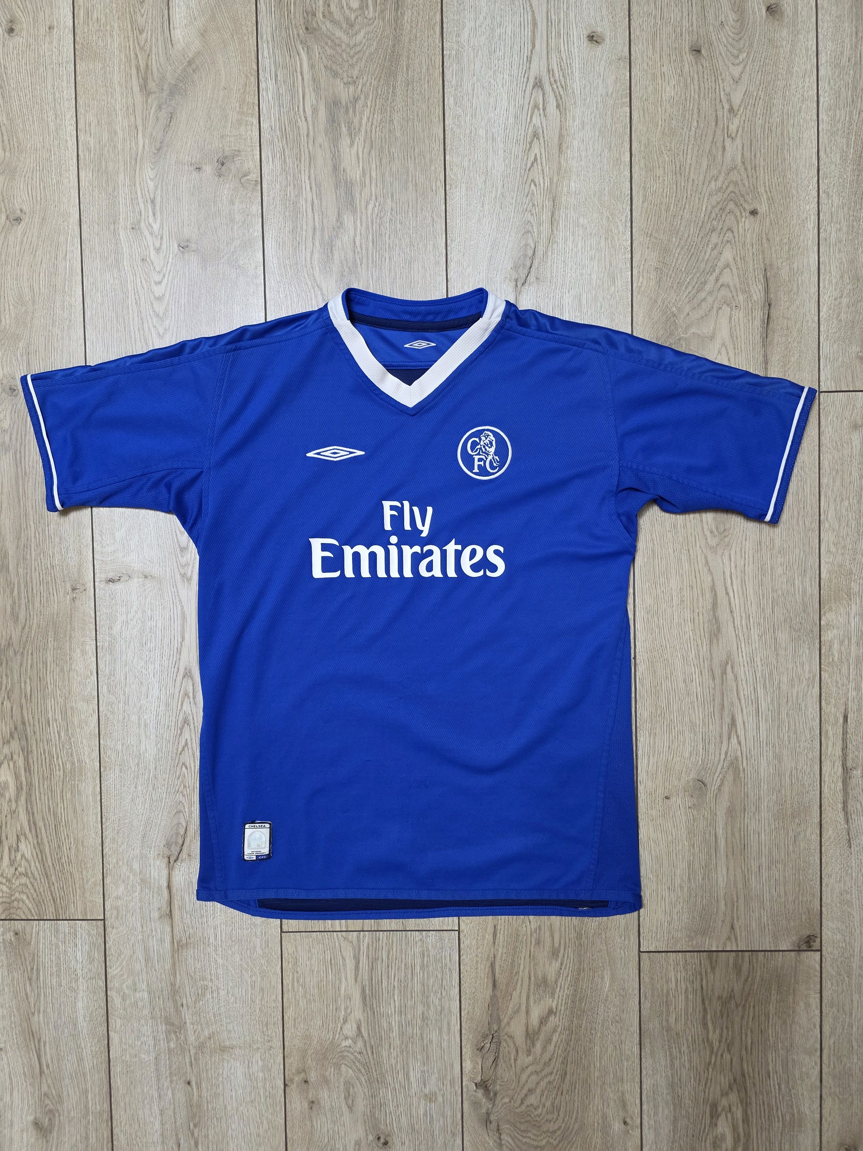 Chelsea Soccer CHELSEA 2003 2005 VINTAGE HOME FOOTBALL SHIRT SOCCER JERSEY Size US S / EU 44-46 / 1 - 1 Thumbnail