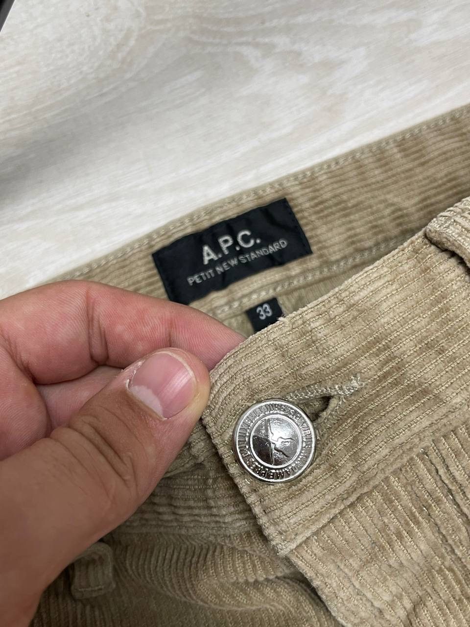 A.P.C. × Vintage A.P.C Vintage Velvet Pants 33 Size Luxury Brand Size US 33 - 7 Thumbnail