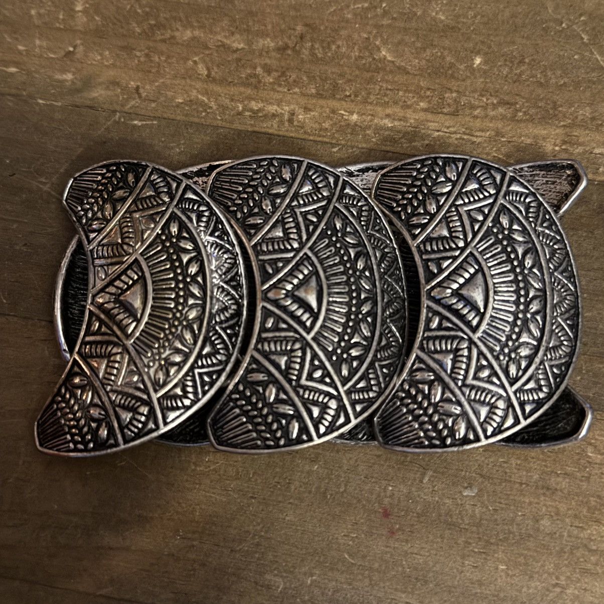 Other Silver tone tribal crescent moon stretch bracelet Size ONE SIZE - 3 Thumbnail