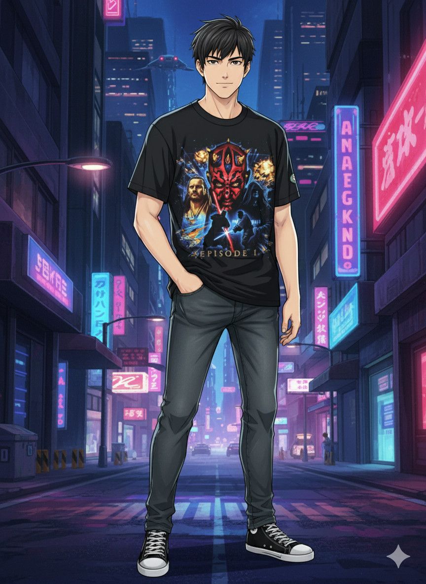 Vintage Lee Sport Star Wars Episode 1 movie shirt