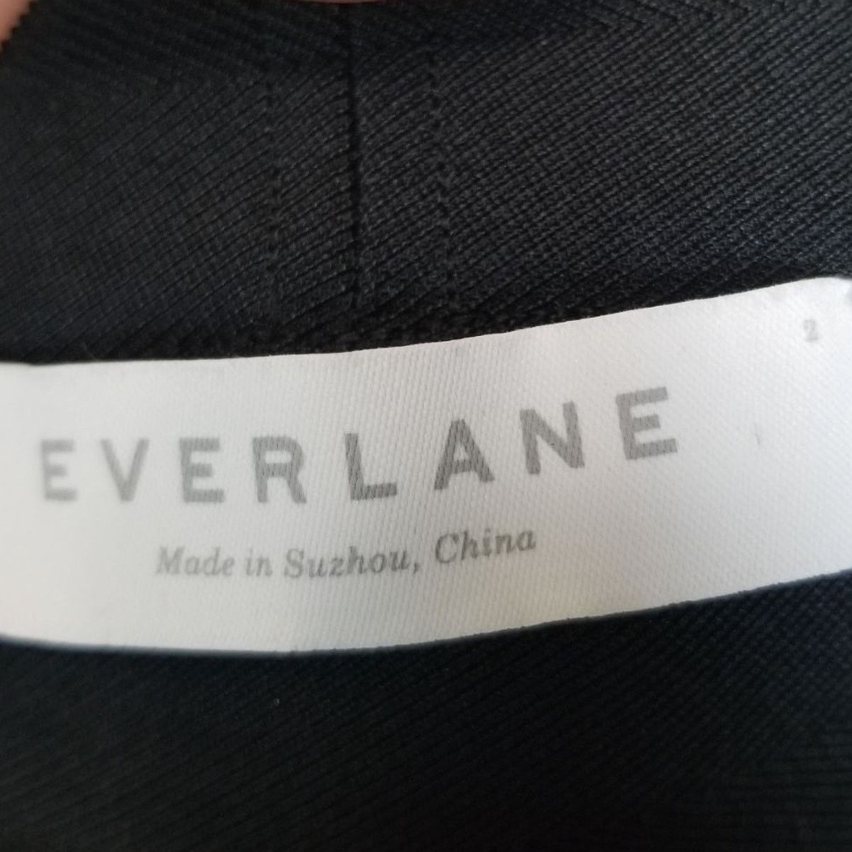 Everlane Everlane Women Black Wool Trouser Pants 2 Classic Minimalist Size 26" / US 2 / IT 38 - 5 Thumbnail