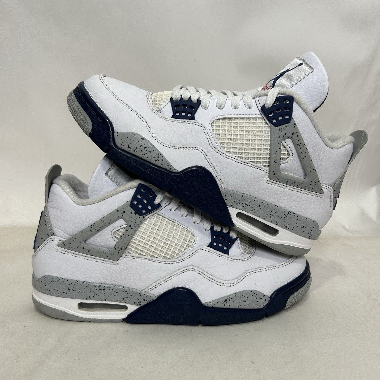 Jordan Brand Nike Air Jordan Retro 4 “Midnight Navy” Size US 9 / EU 42 - 1 Thumbnail
