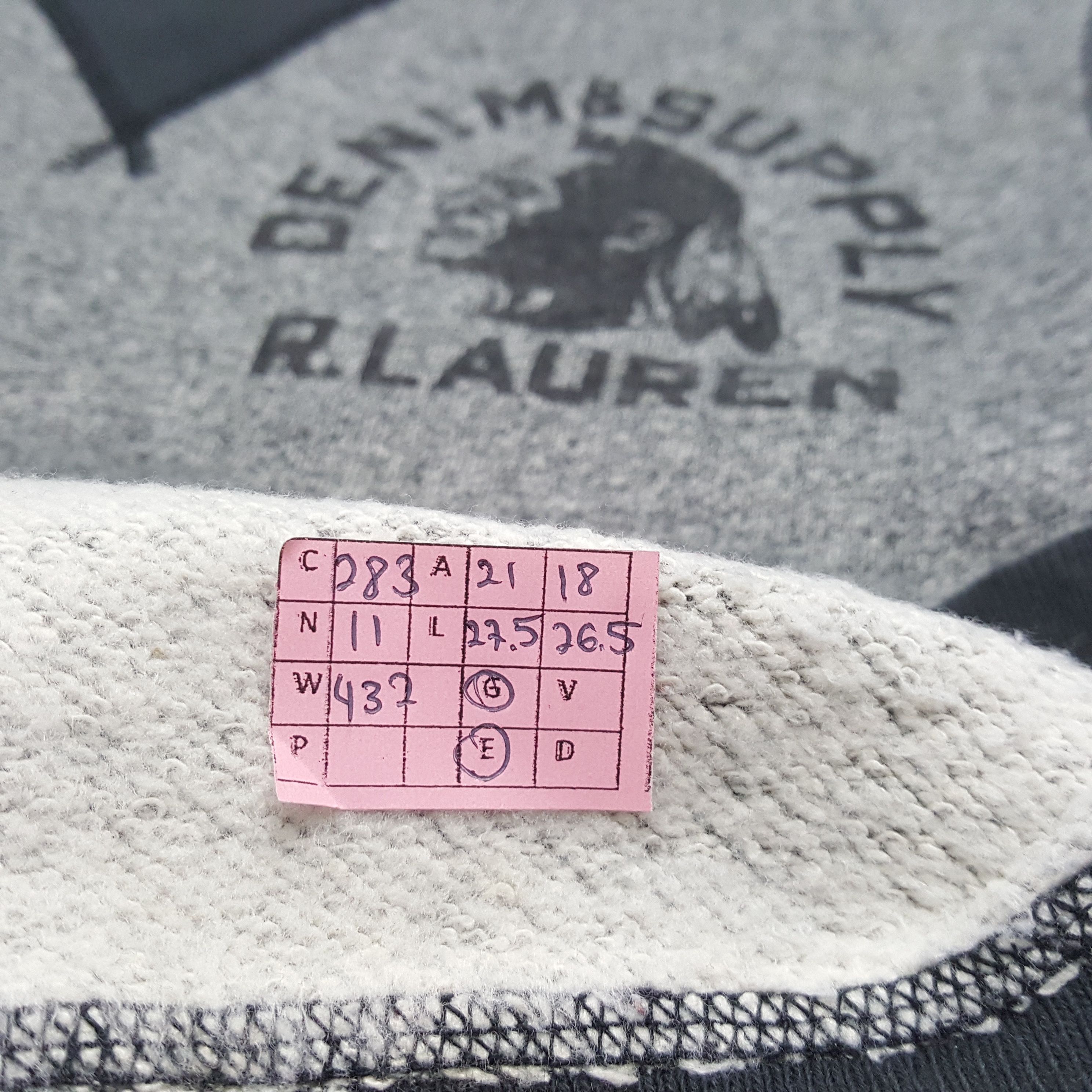 Ralph Lauren × Vintage Ralph Lauren Denim Supply Sweatshirt C283N11 Size US M / EU 48-50 / 2 - 8 Thumbnail