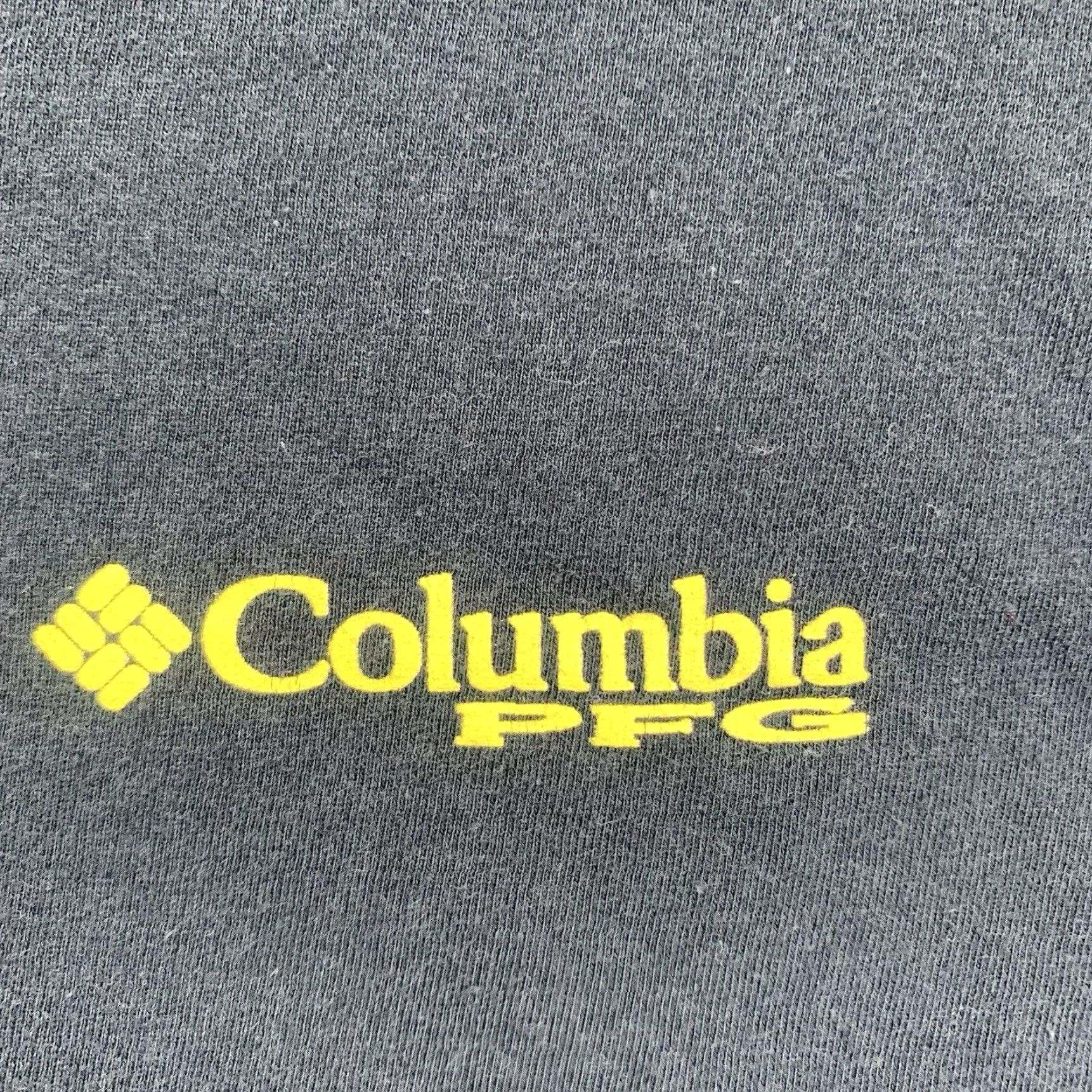 Vintage VINTAGE Columbia PFG T-Shirt Fish Graphic Print Short Sleeve Cotton Men XL Blue 90s Bass Size US XL / EU 56 / 4 - 4 Thumbnail