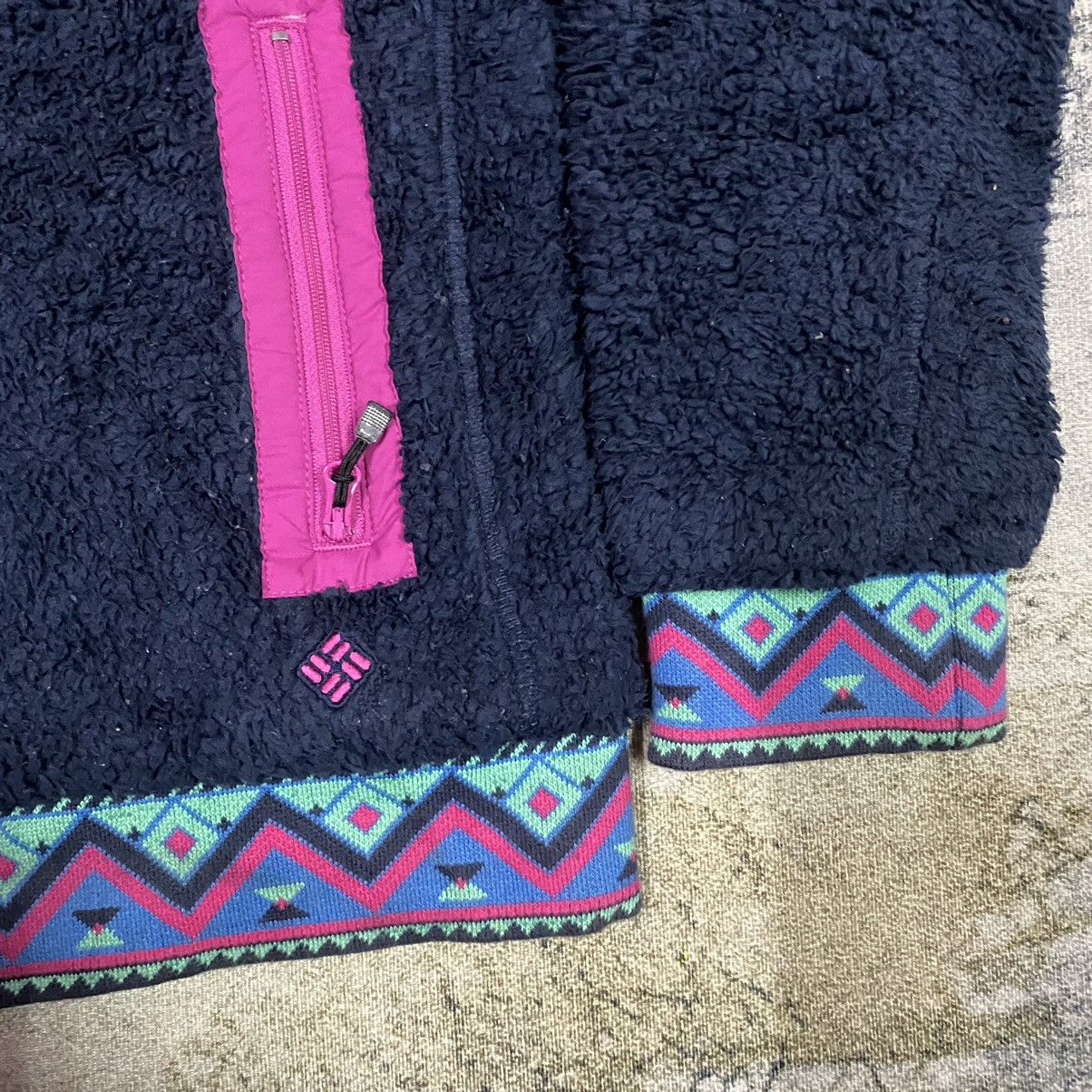 Columbia × Vintage Vintage Navajo Sherpa Fleece Hoodies Jacket Colombia Unisex Size US M / EU 48-50 / 2 - 4 Thumbnail