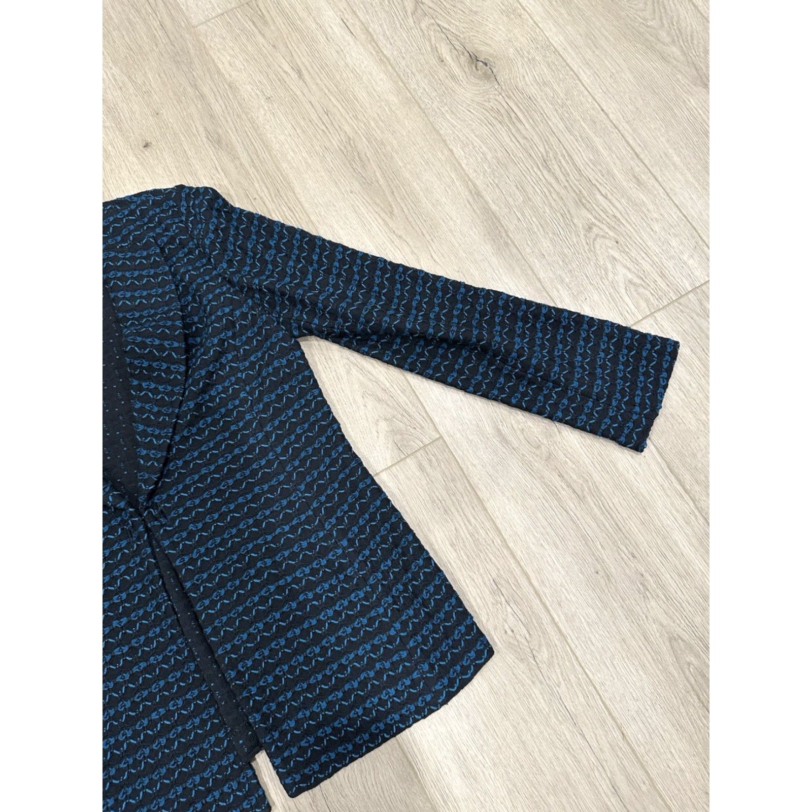 St. John St. John Blazer Jacket Shirt Knit Wool Blend Hook Eye | Multicolor | Size 10 | Women’s Regular Short Sleeve Long Sleeve Size L / US 10 / IT 46 - 2 Thumbnail