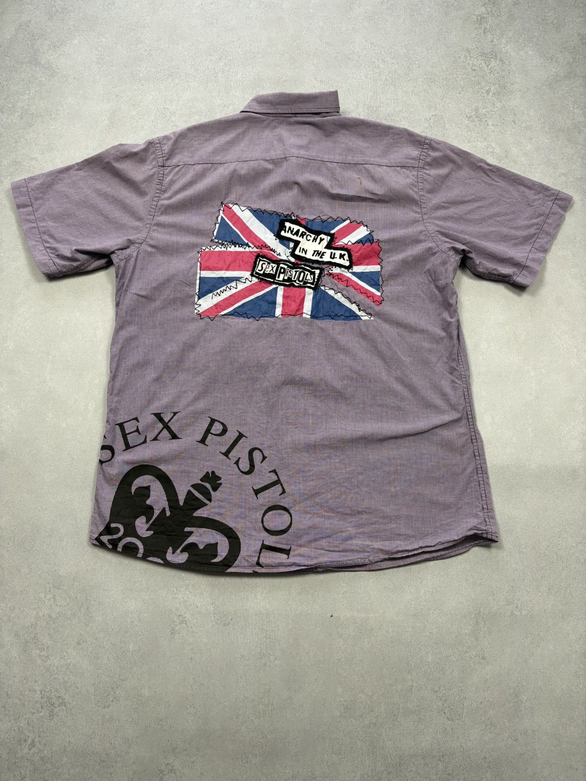 Band Tees 2004 Sex Pistols Dragonfly Anarchy In The UK Shirt Made USA Size US L / EU 52-54 / 3 - 2 Thumbnail