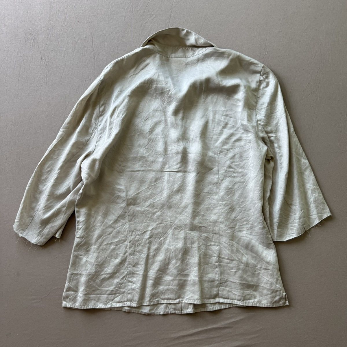 Other Vintage Josephine Chaus Silk 3/4 Sleeve Button Up Shirt Size L / US 10 / IT 46 - 2 Thumbnail