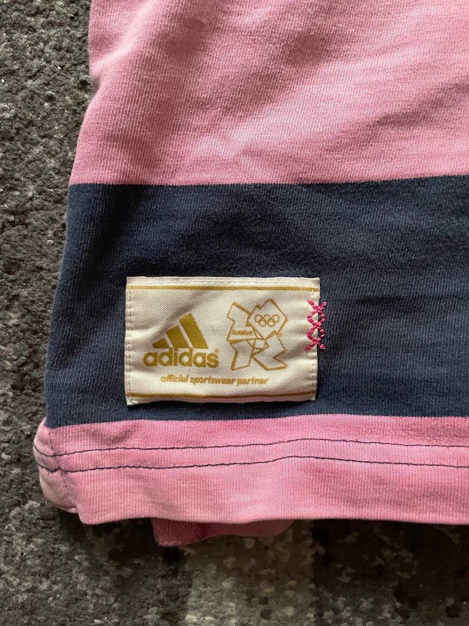 Adidas × Vintage Adidas Men’s Striped Rugby Polo Shirt Size US M / EU 48-50 / 2 - 2 Thumbnail