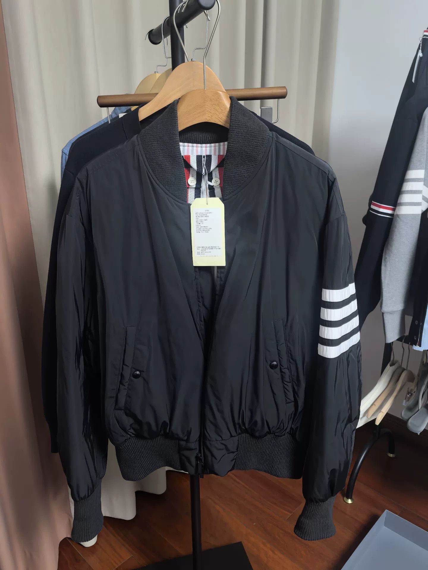 Thom Browne thom browne black down jacket for men Size US M / EU 48-50 / 2 - 1 Thumbnail