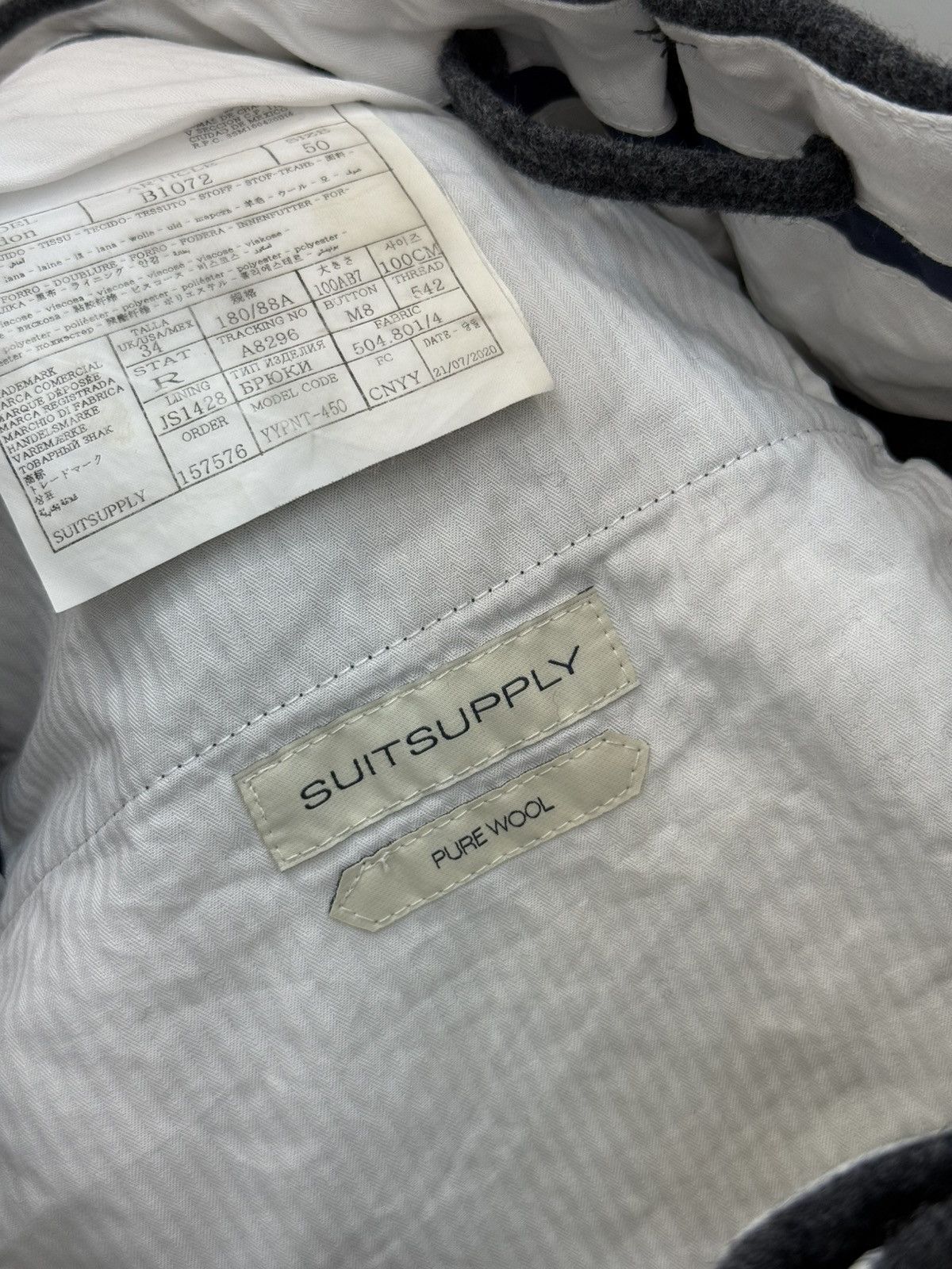 Suitsupply Suitsupply Braddon Wool Pants Size US 34 / EU 50 - 5 Thumbnail