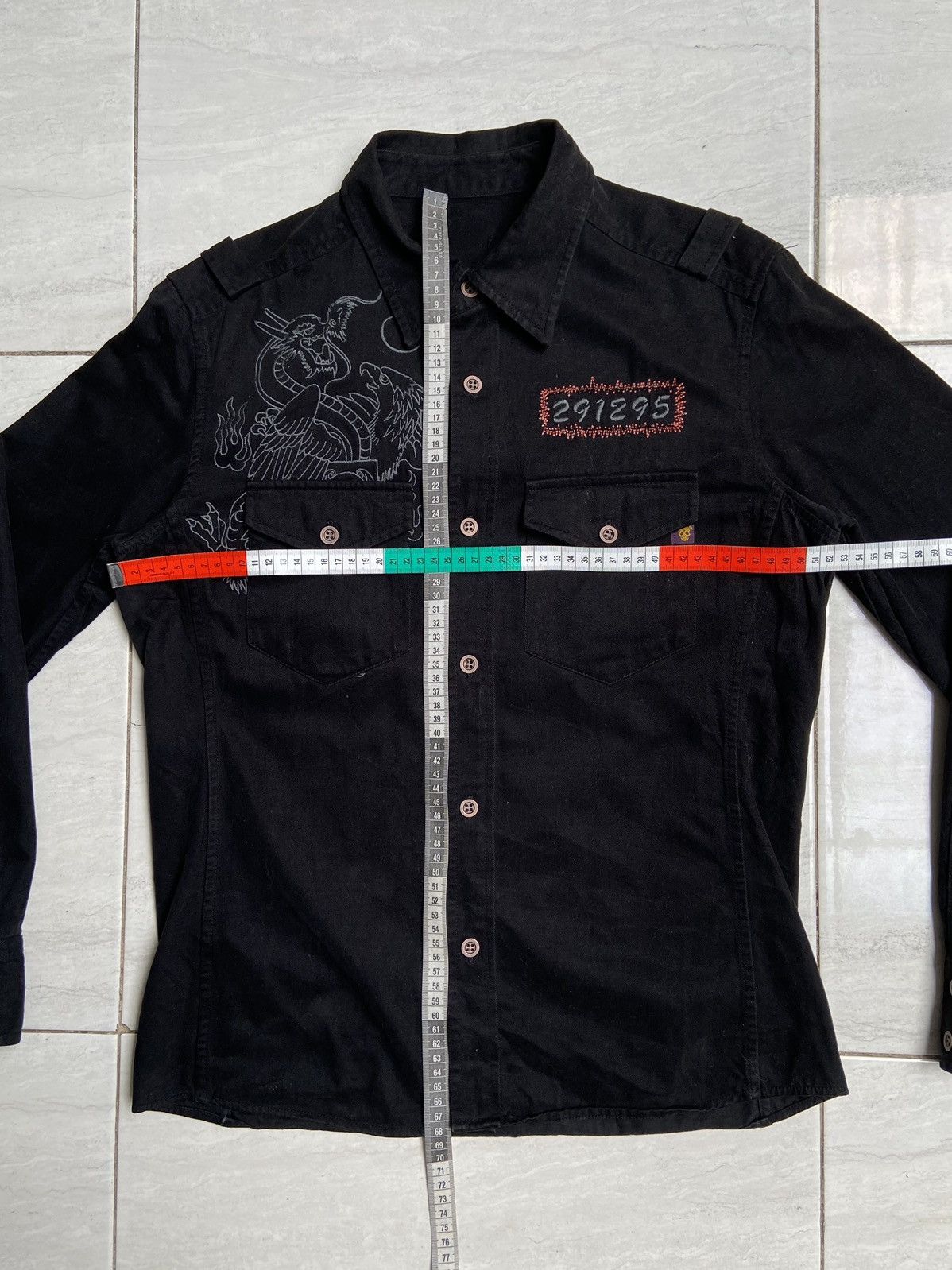5351 POUR LES HOMMES 291295 Homme Black Jacket Size US S / EU 44-46 / 1 - 9 Thumbnail
