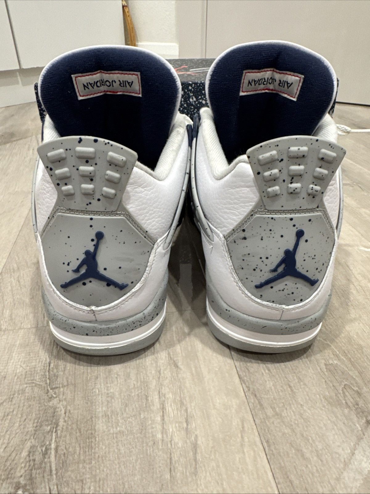 Jordan Brand × Nike Air Jordan 4 Midnight Navy Size 11.5 Very Clean Size US 11.5 / EU 44-45 - 4 Thumbnail