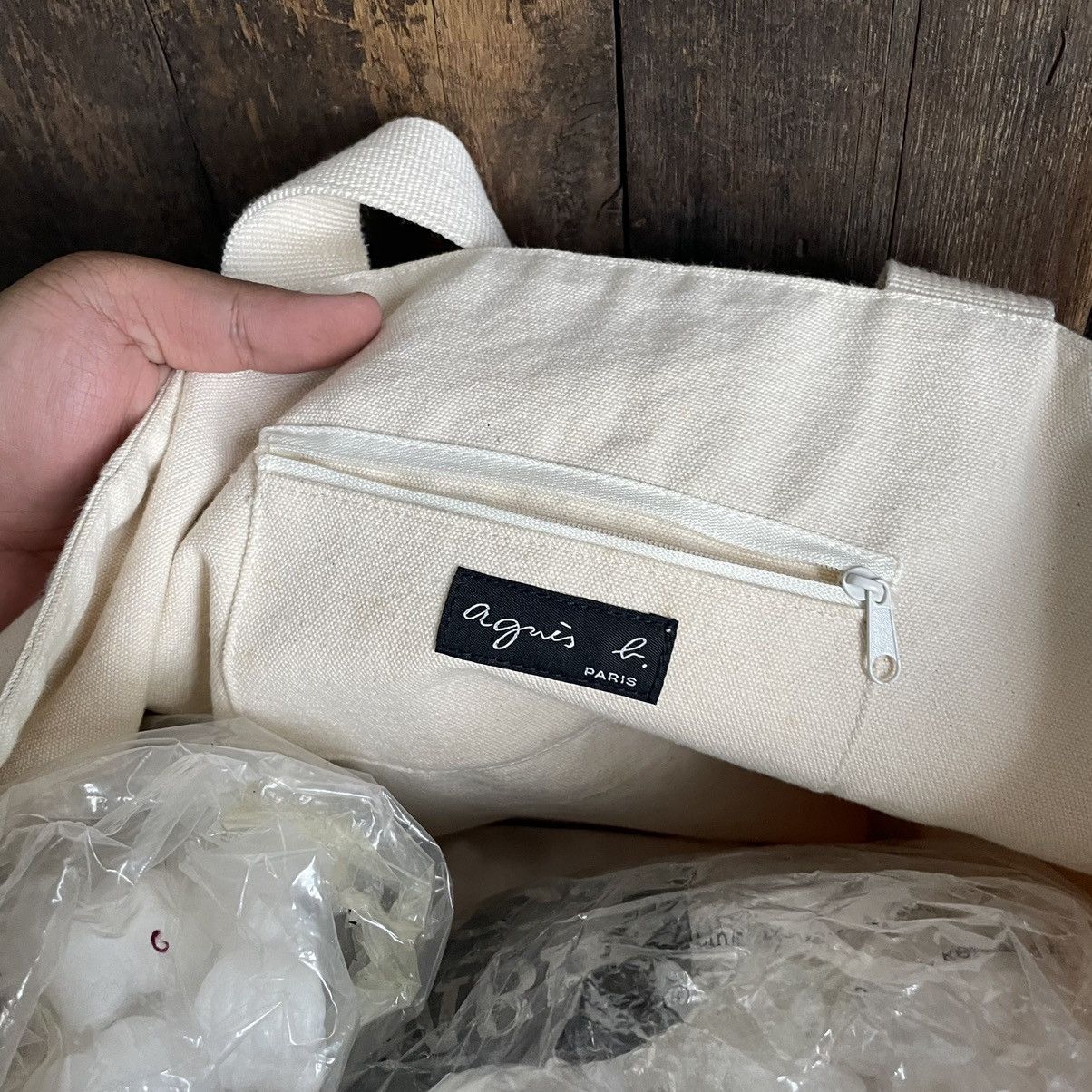 agnes b. Vintage Agnes B Tote Bag Size ONE SIZE - 3 Thumbnail