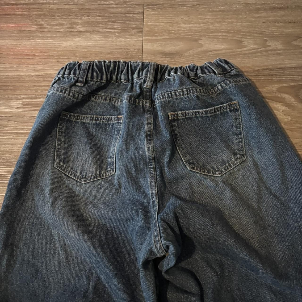 Vintage Crazy Vintage Y2K/2000s Baggy Grunge Dark Wash Wide Leg Skater Denim Jeans! 30x30 Size US 30 / EU 46 - 7 Thumbnail