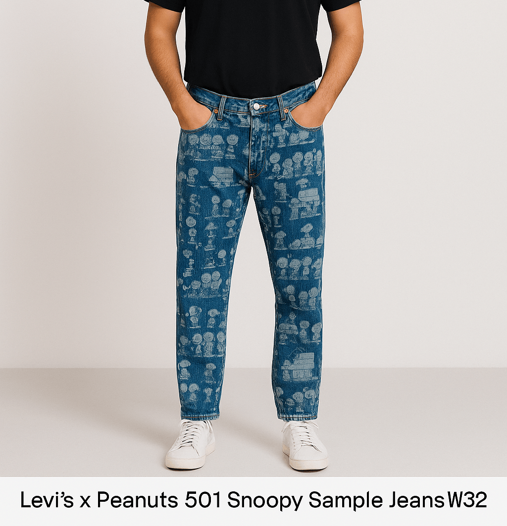 Levi's Levi’s 501 x Peanuts Snoopy Sample W32 L32 Size US 32 / EU 48 - 1 Thumbnail