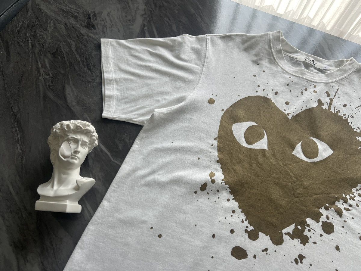 Comme des Garcons PLAY Comme de Garcons x Play : Big Golden Heart Size US L / EU 52-54 / 3 - 3 Thumbnail