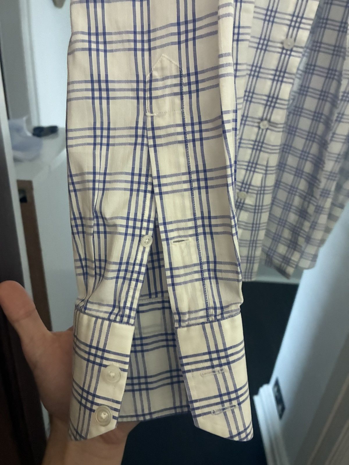 Tom Ford Tom ford blue white check cotton shirt size 39 15.5 Size US M / EU 48-50 / 2 - 4 Thumbnail