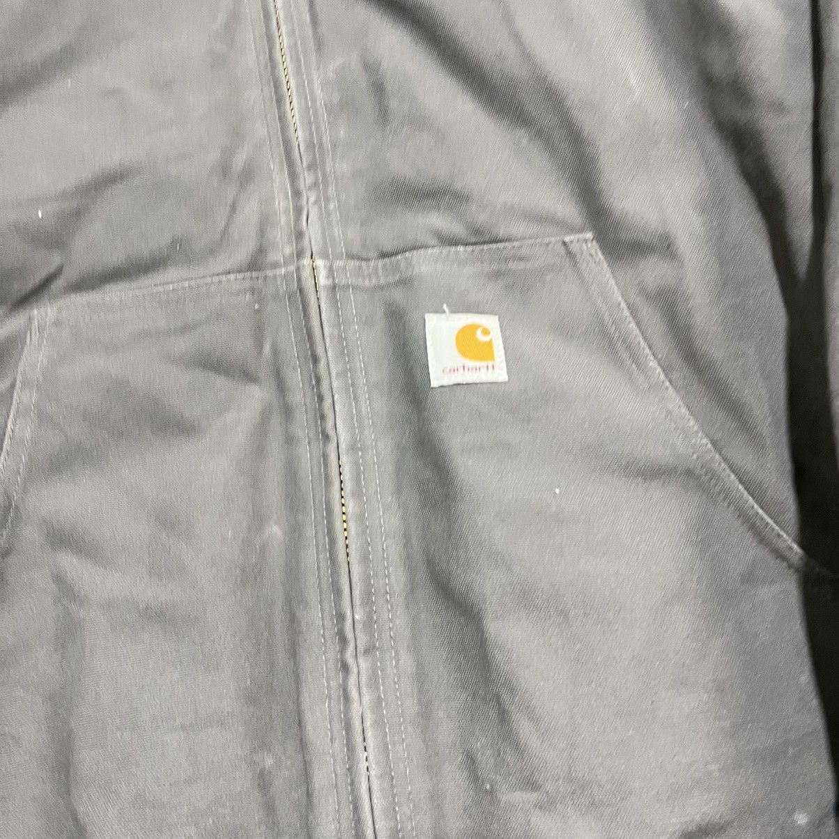 Carhartt VINTAGE CARHARTT GRAY CANVAS WORKWEAR HOODED JACKET SIZE XXL Size US XXL / EU 58 / 5 - 4 Thumbnail