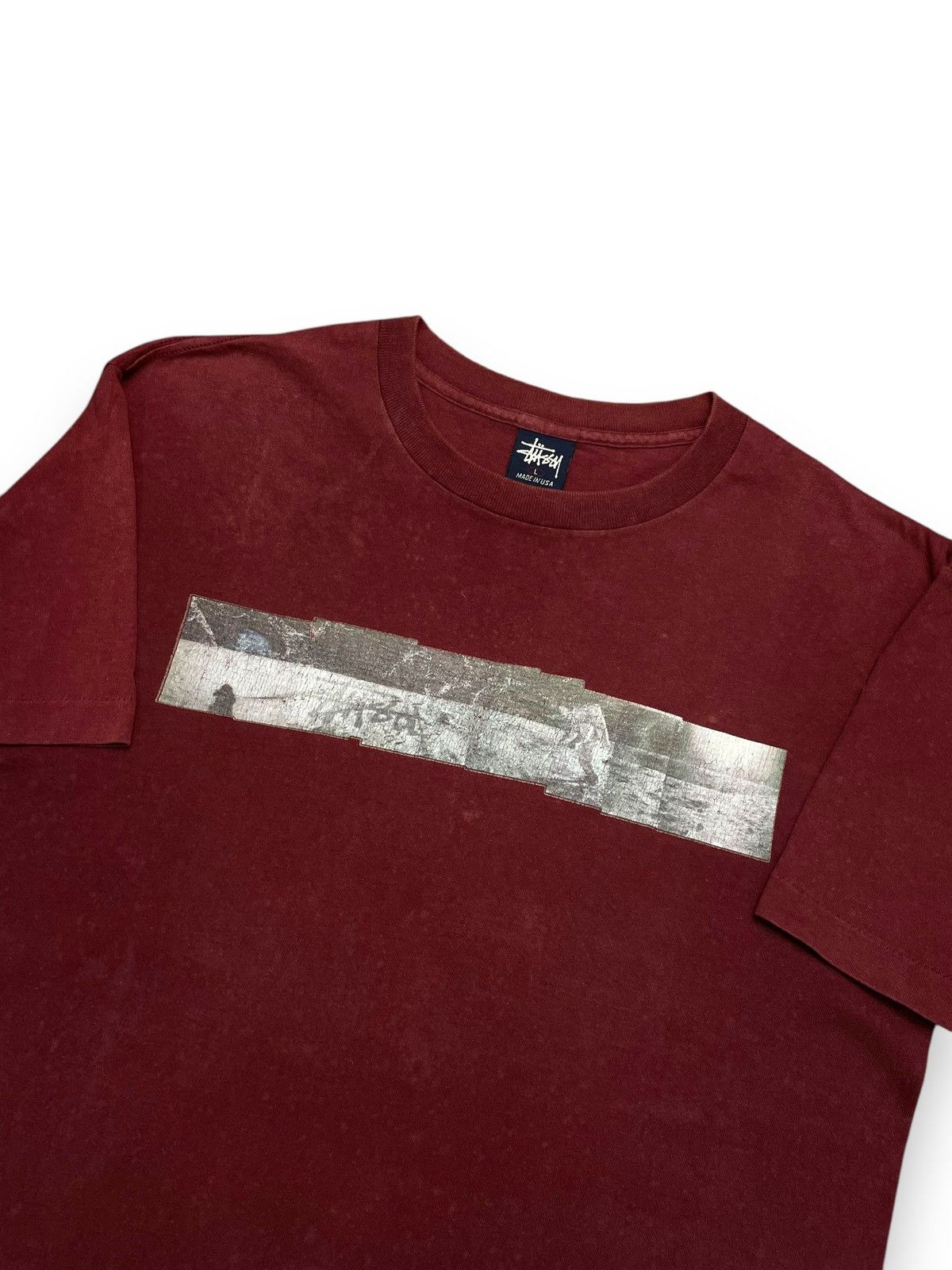 Stussy × Vintage Vintage Stussy Moon Shirt Size US L / EU 52-54 / 3 - 2 Thumbnail