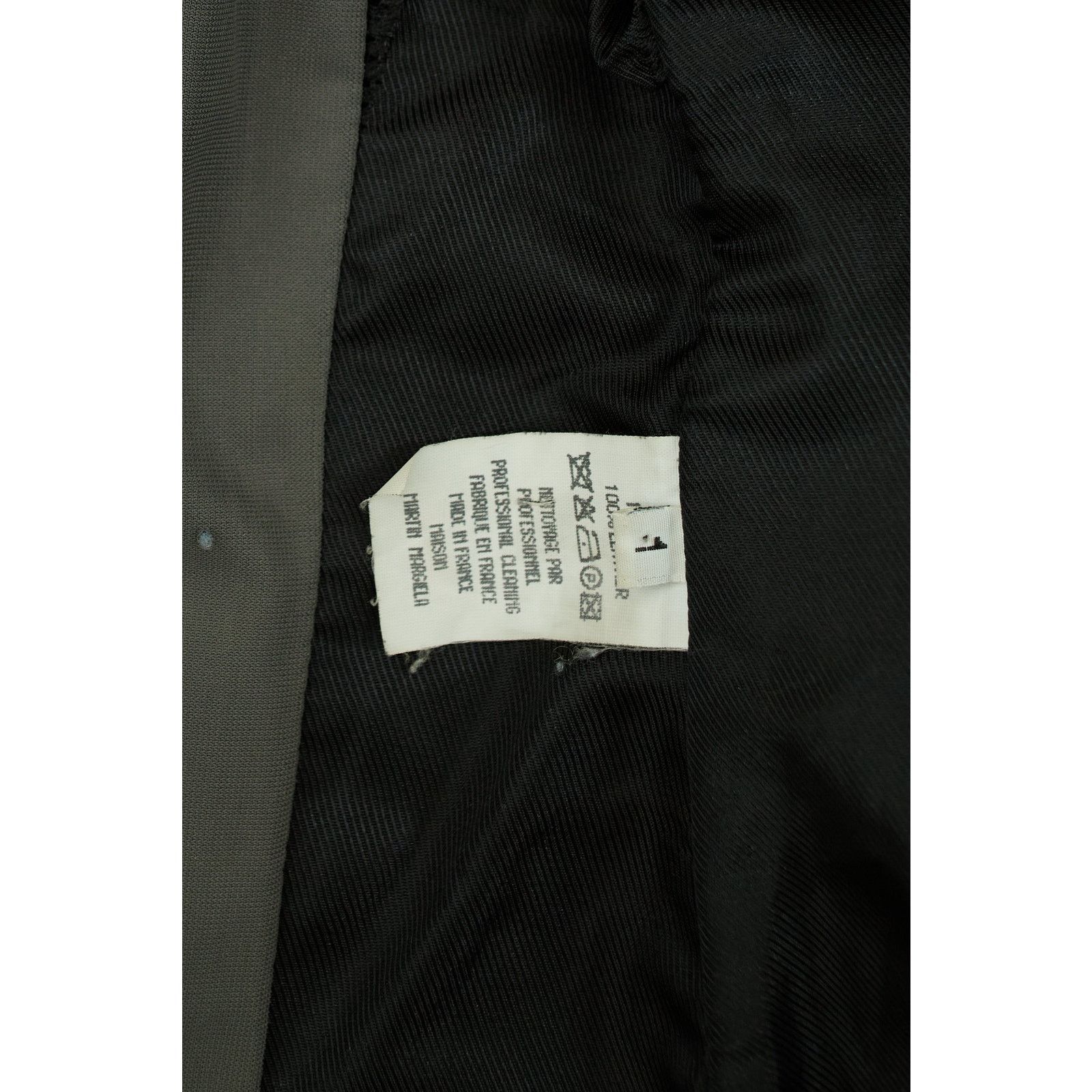 Issey Miyake Artisanal Military Assymetrical Black Leather Jacket Size US S / EU 44-46 / 1 - 5 Thumbnail