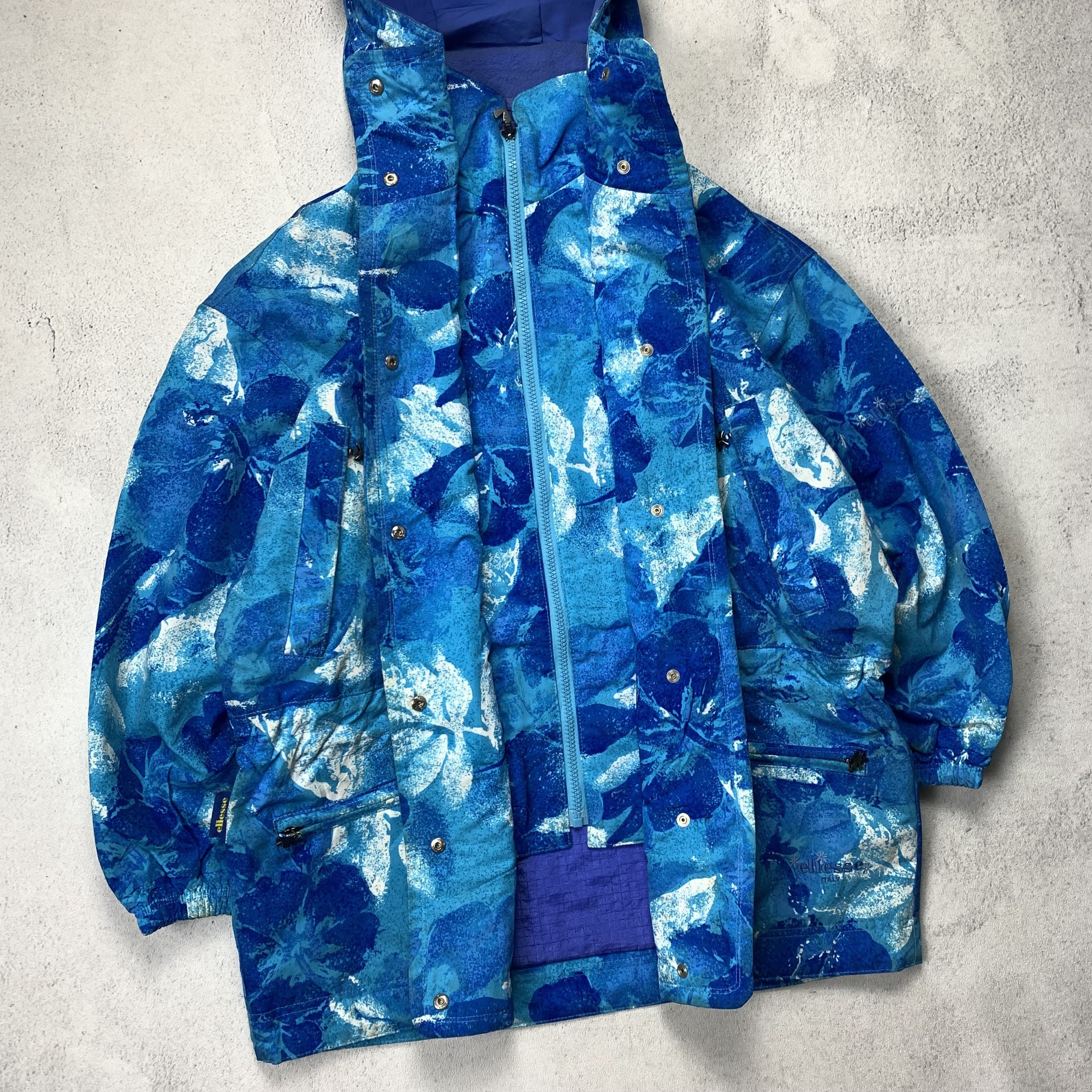 Ellesse Vintage Ellesse Sunflower Jacket Ski Snowboard Winter Size M / US 6-8 / IT 42-44 - 3 Thumbnail