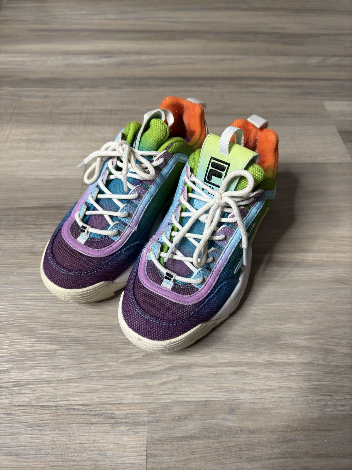 Fila Rainbow Fila Disruptors Size US 7.5 / IT 37.5 - 2 Thumbnail