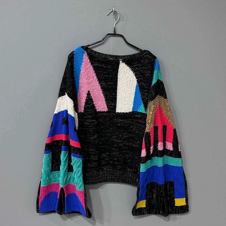 Chanel Chanel Egyptian geometric pattern knitted sweater Size S / US 4 / IT 40 - 1 Thumbnail