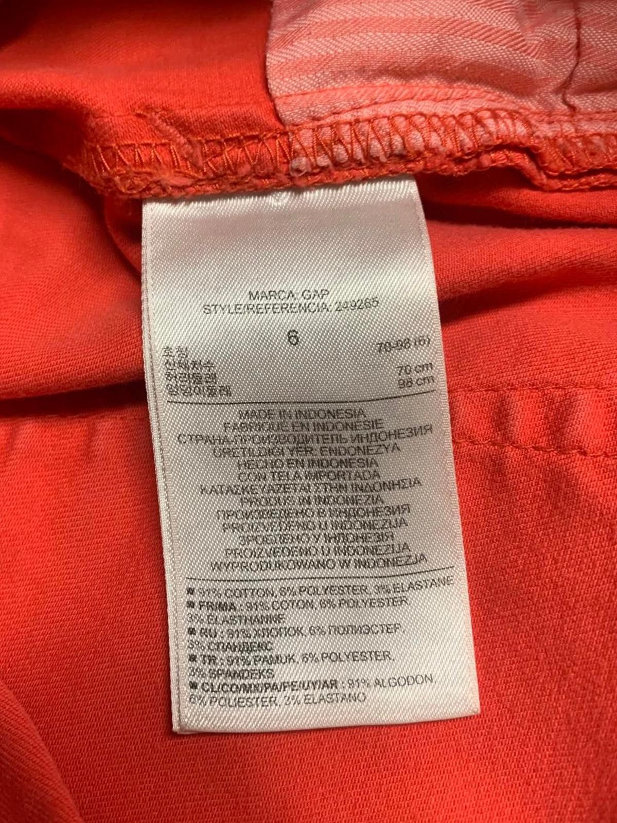 Gap GAP Women's Legging Jeans Size 6/28 Coral Size 28" / US 6 / IT 42 - 12 Thumbnail