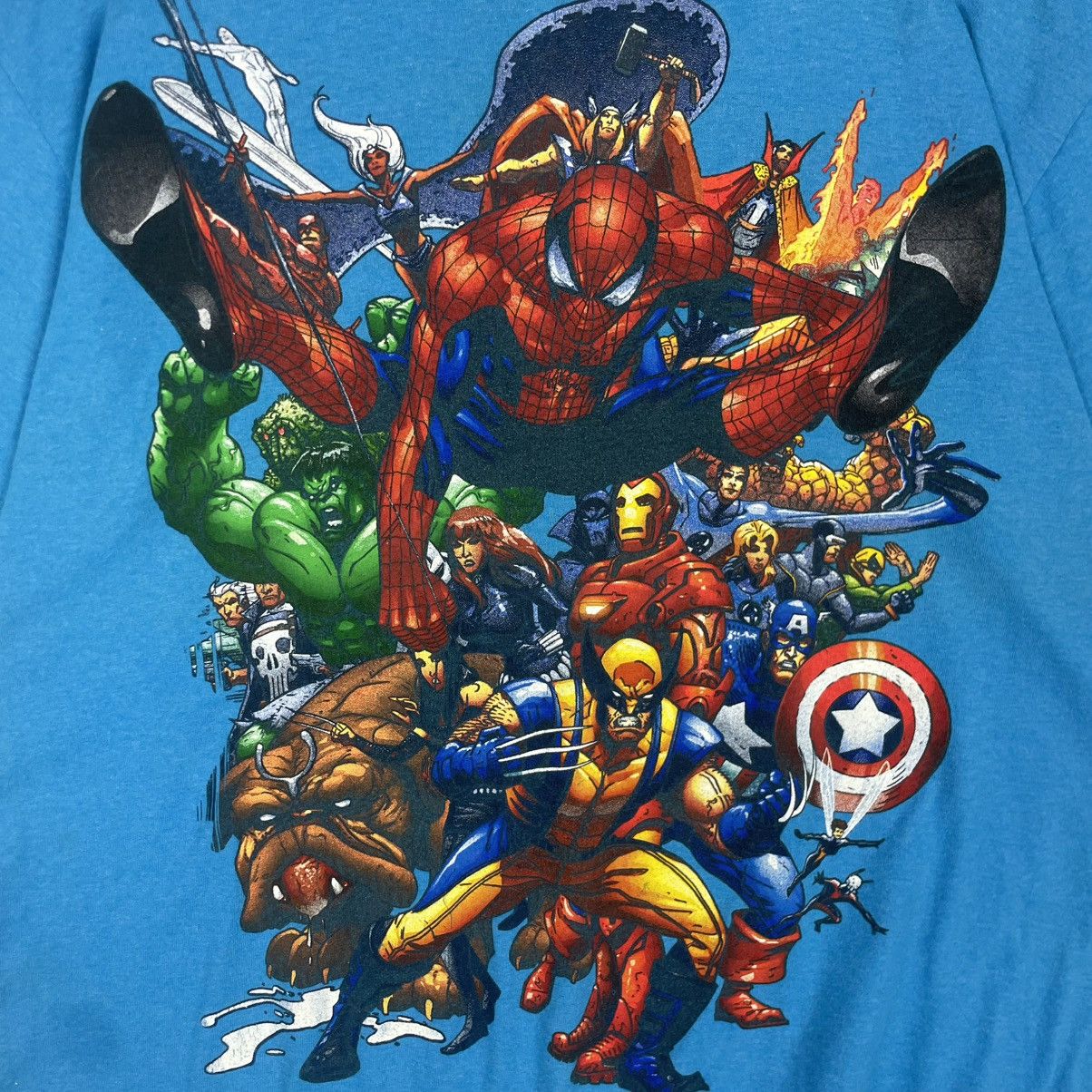 Designer × Vintage Vintage Mad Engine Marvel super heroes universe T-shirt Size US L / EU 52-54 / 3 - 8 Thumbnail