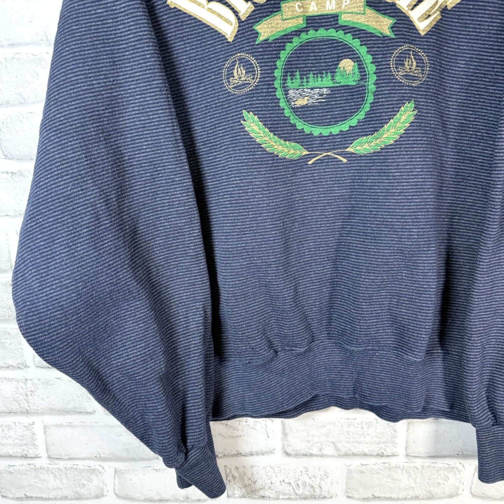 Vintage VINTAGE Genus Hoodie Mens L Gray USA Pullover Shirt? Size US L / EU 52-54 / 3 - 3 Thumbnail