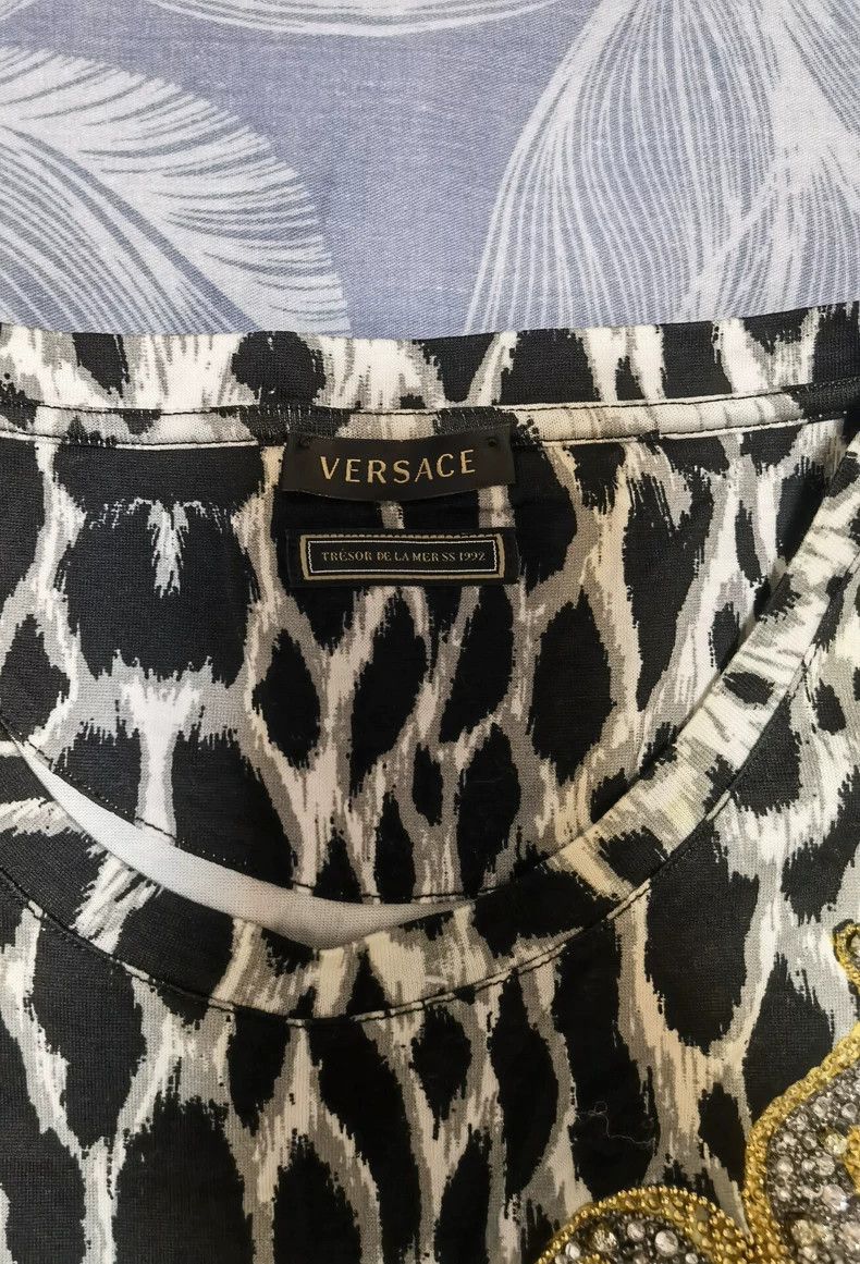 Versace Versace Comfortable and stylish cotton T-shirt for men wit Size US M / EU 48-50 / 2 - 5 Thumbnail
