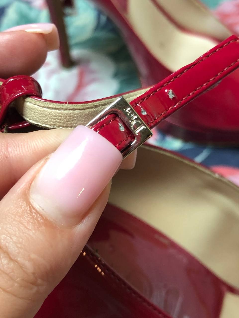 Christian Dior Monsieur Christian Dior Patent Leather Platform Heels Peep Toe Size US 7 / IT 37 - 6 Thumbnail