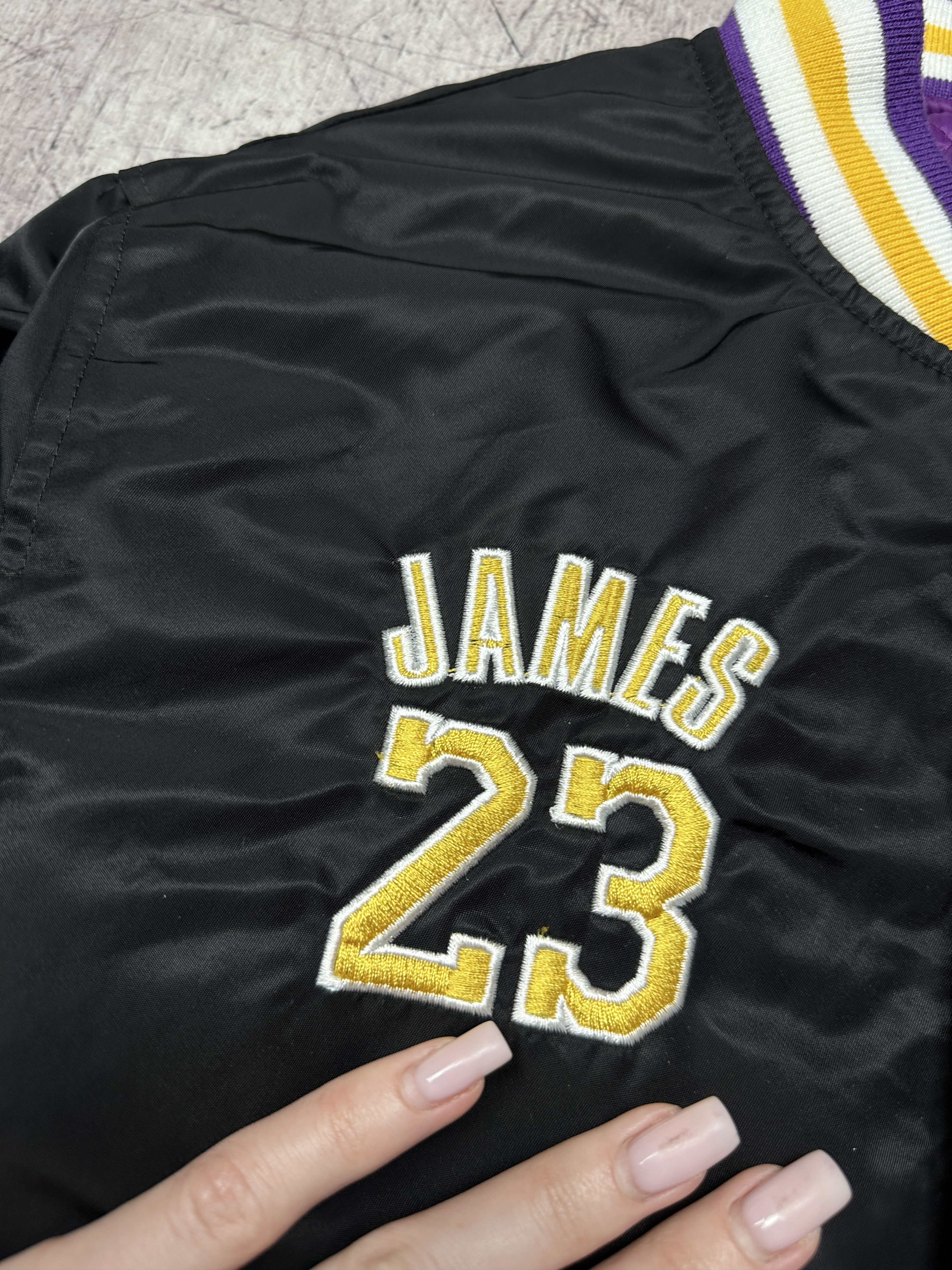 NBA LA Lakers NBA Mens Bomber Jacket Size US S / EU 44-46 / 1 - 6 Thumbnail