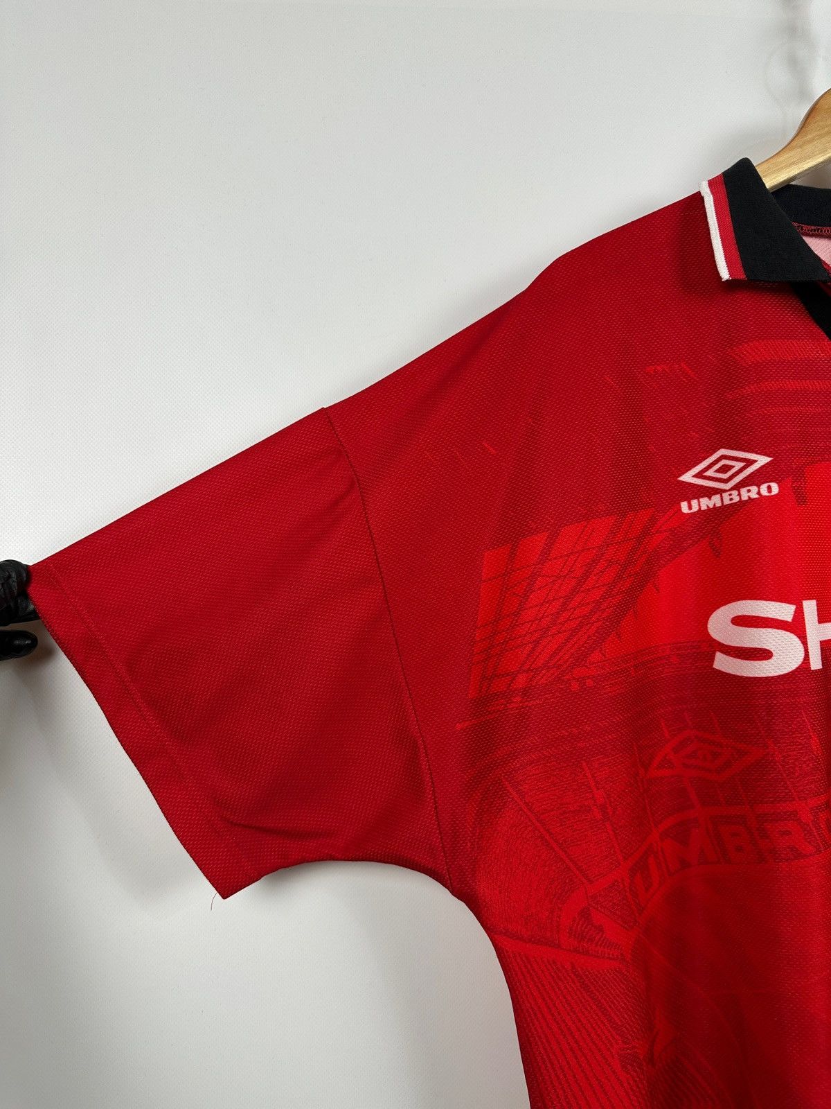 Umbro Vintage 1994-96 Umbro Manchester United Rare Soccer Jersey Size US XXL / EU 58 / 5 - 9 Thumbnail