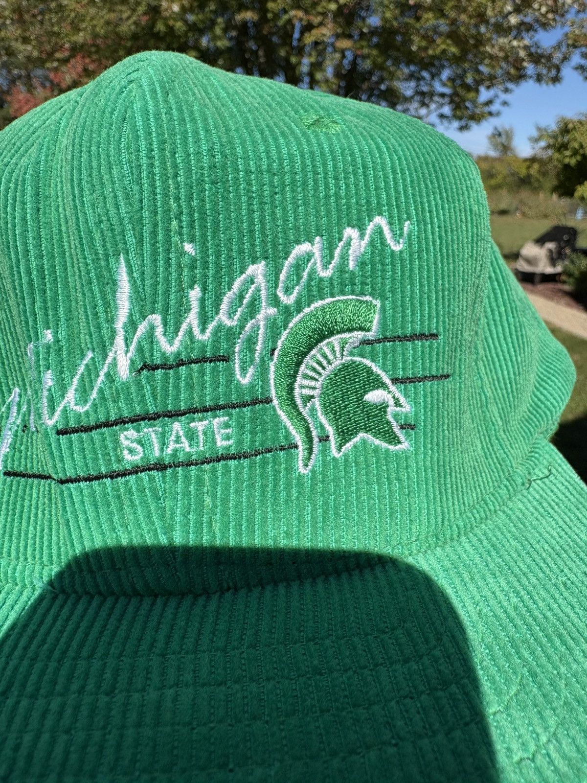 Other Michigan State Spartans MSU Rage Vintage 70s Corduroy Hat Size ONE SIZE - 4 Thumbnail
