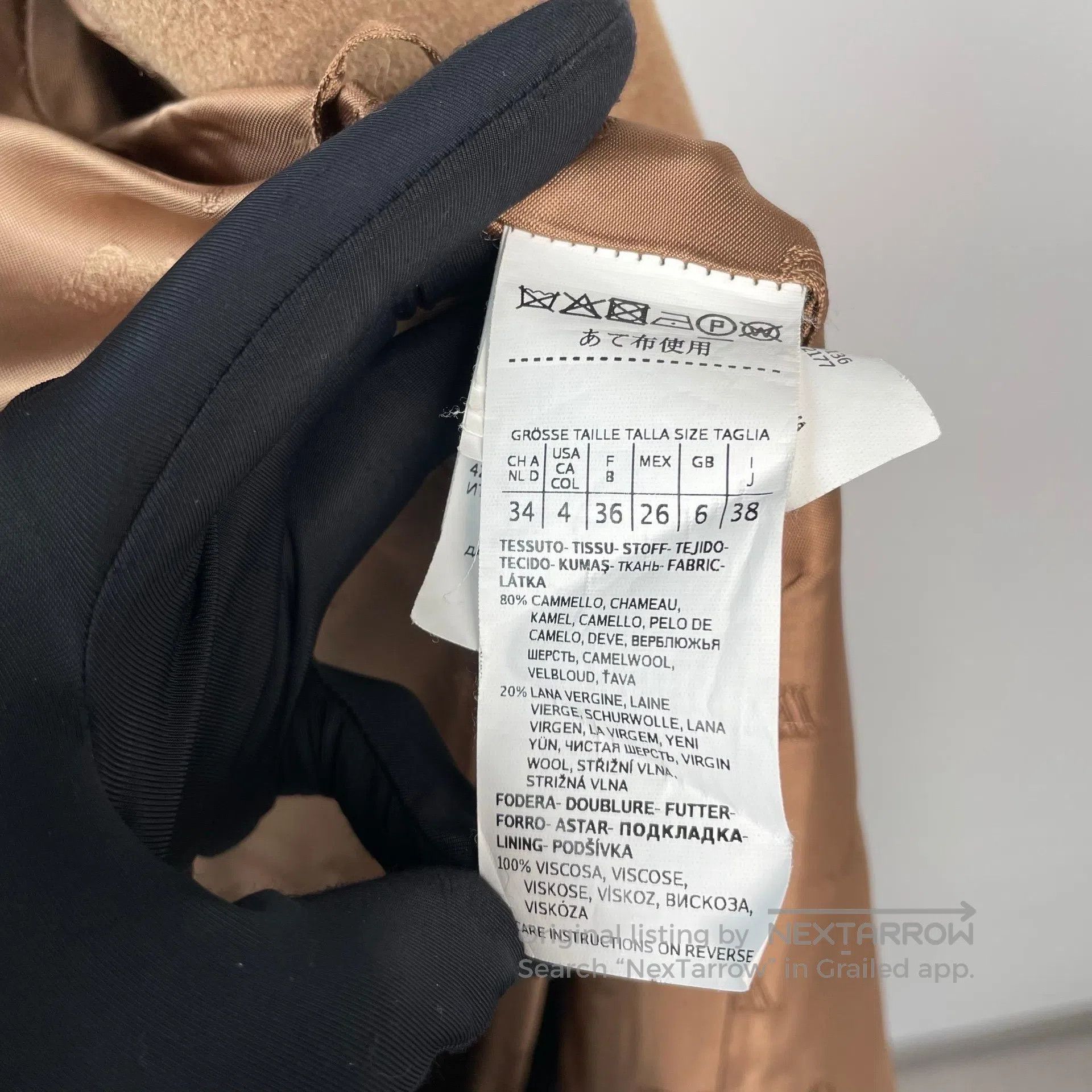 Max Mara Max Mara Brown mid-length cashmere coat| Size XXS / US 00 / IT 34 - 6 Thumbnail